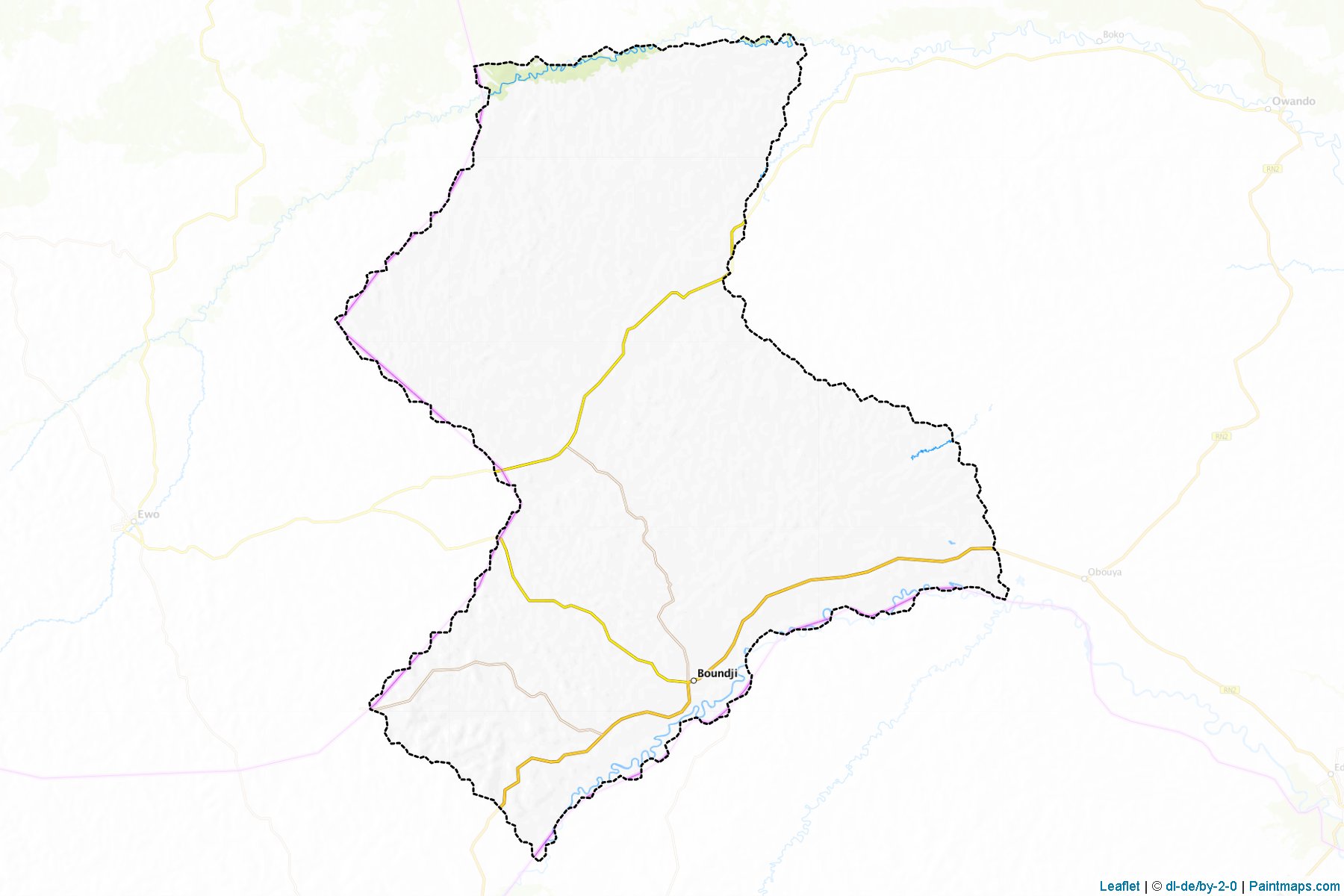 Boundji (Cuvette Department) Map Cropping Samples-1