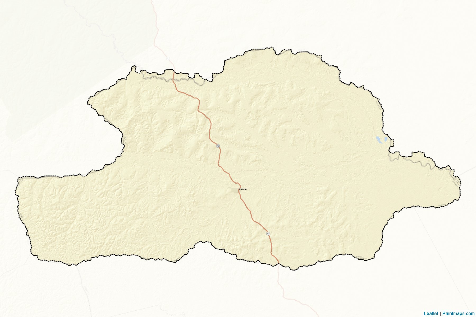 Makoua (Cuvette Department) Map Cropping Samples-2