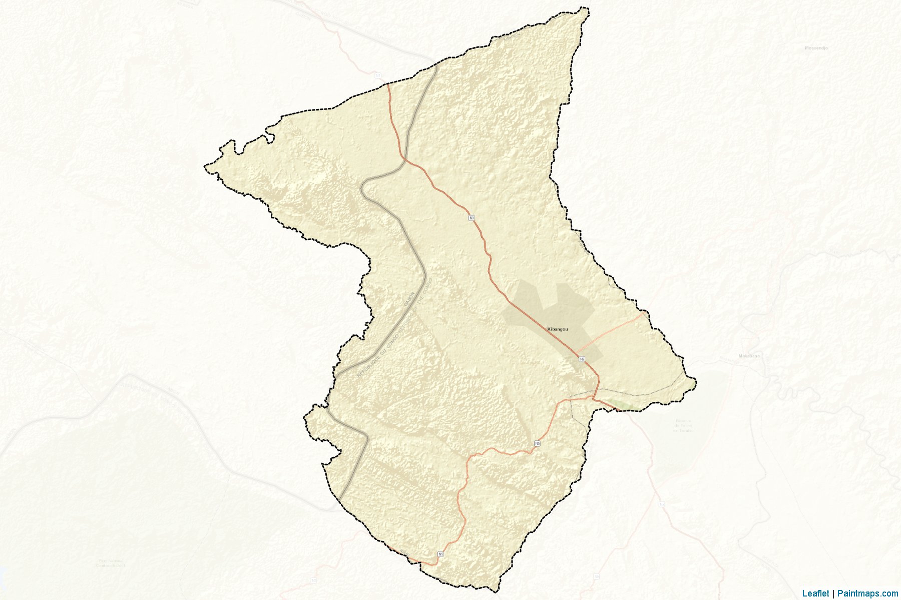 Muestras de recorte de mapas Kibangou (Niari)-2