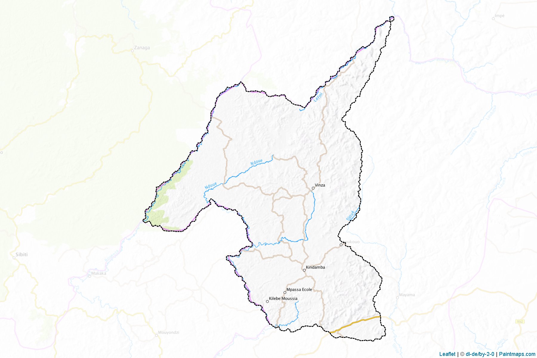 Muestras de recorte de mapas Kindamba (Pool)-1