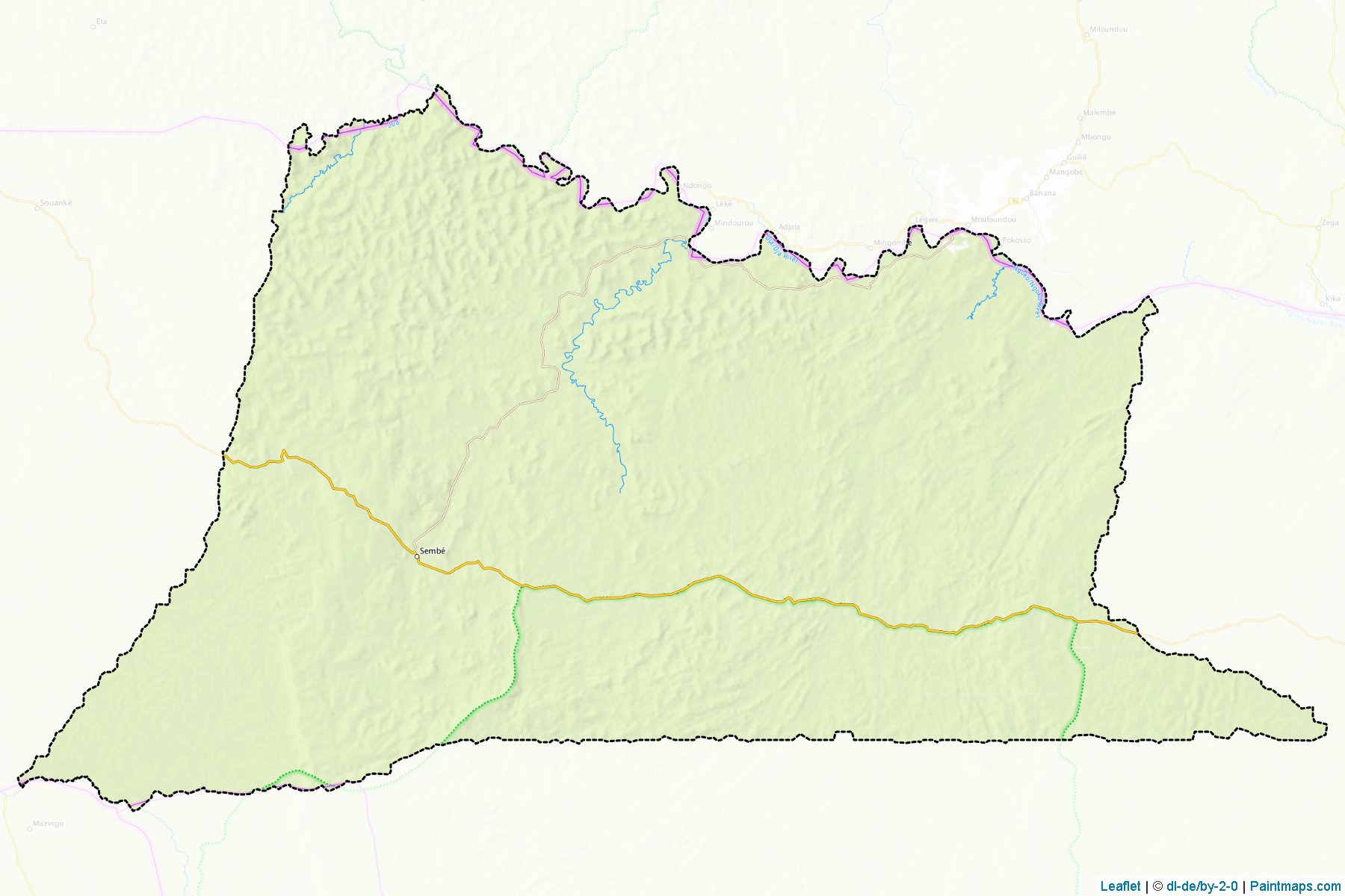 Muestras de recorte de mapas Sembé (Sangha)-1