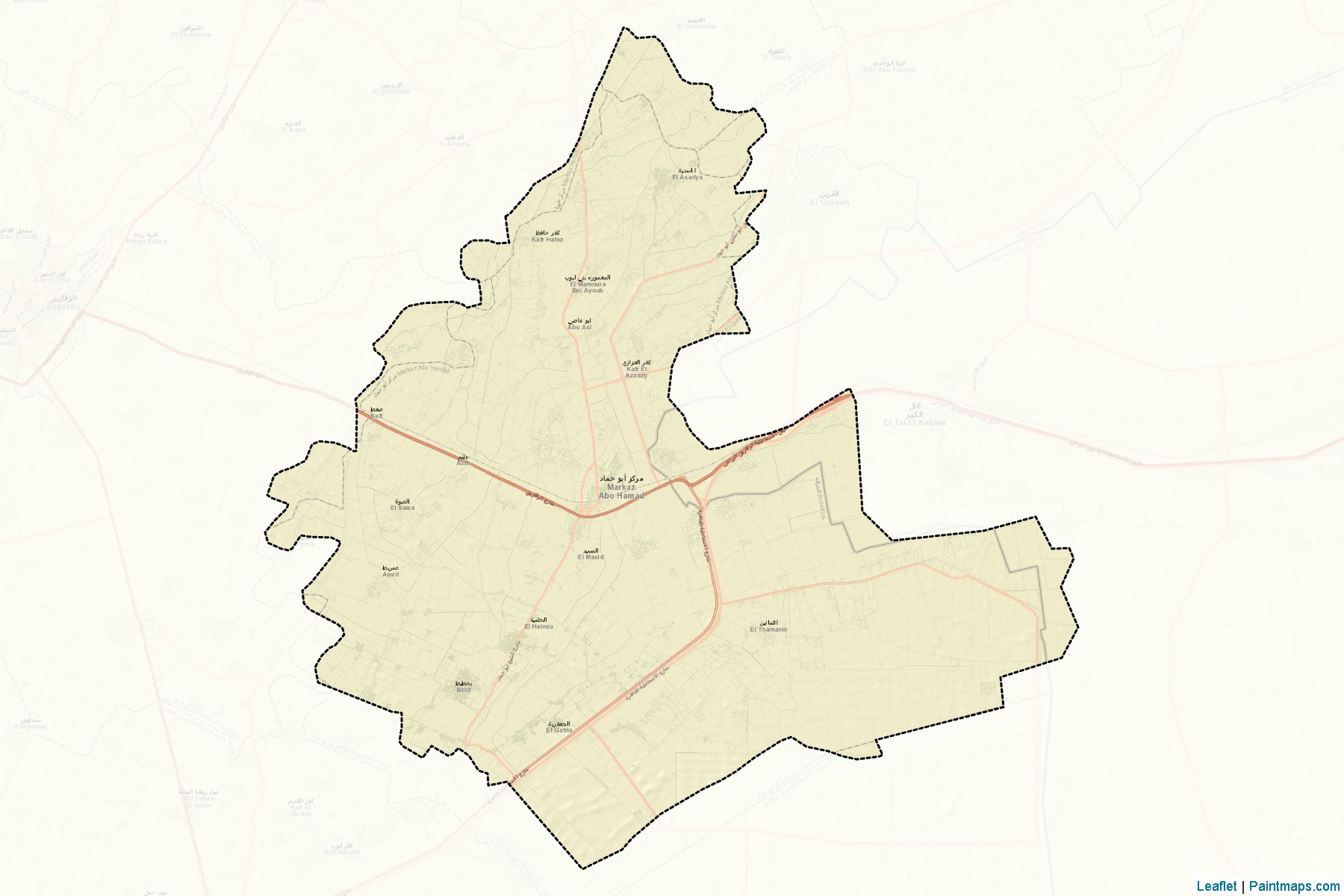 Abu Hammad (Sharqia) Map Cropping Samples-2