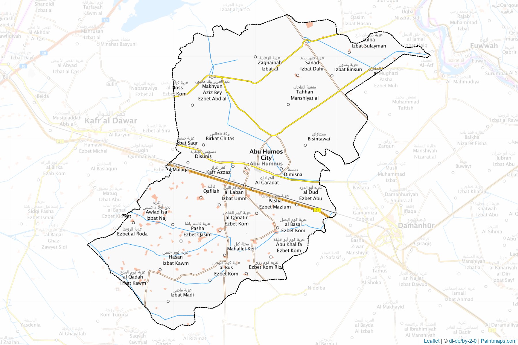 Abu Homos (Buheyre) Haritası Örnekleri-1