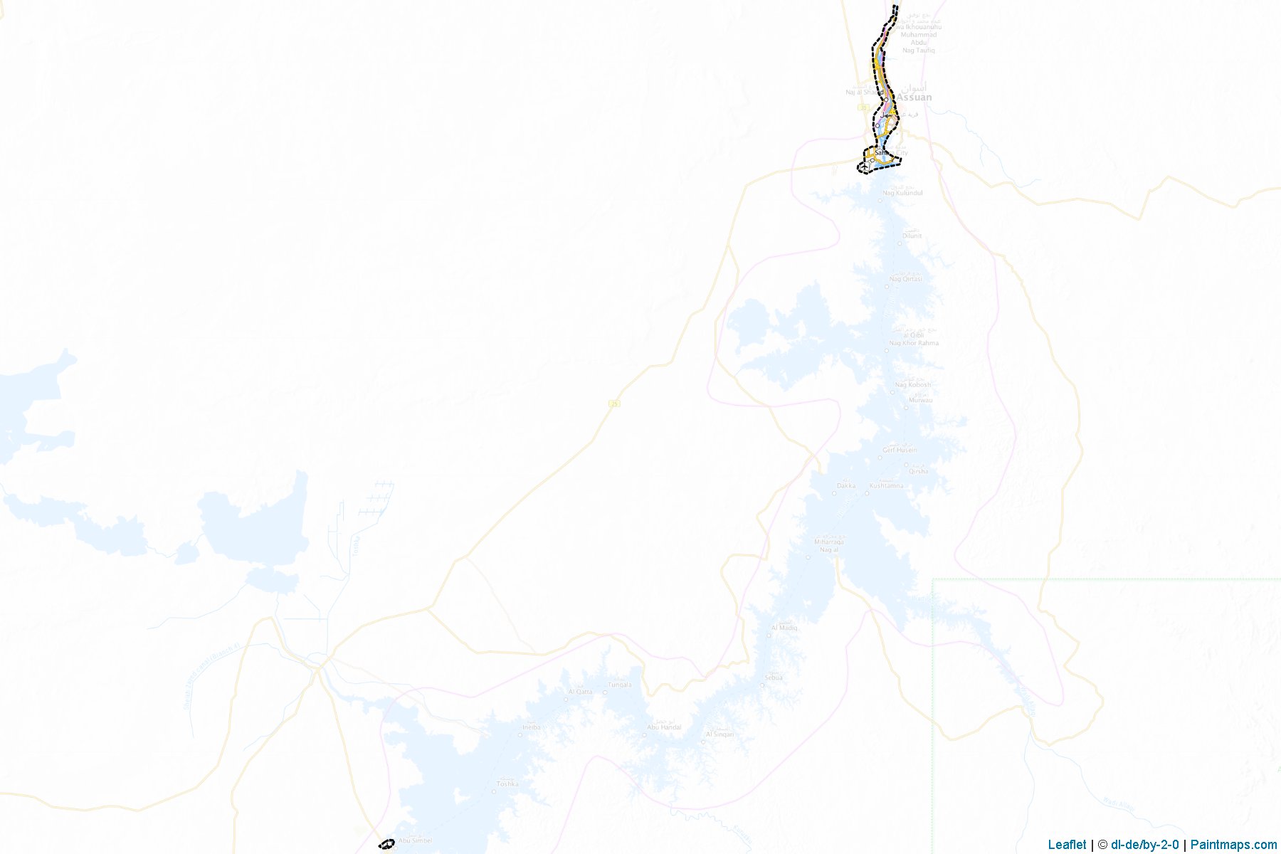 Aswan (Aswan) Map Cropping Samples-1