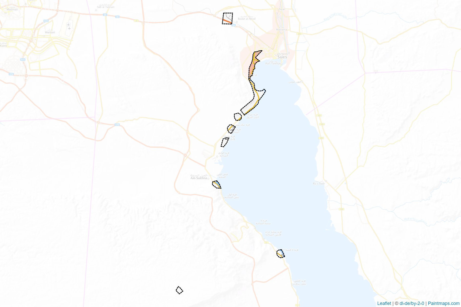 Muestras de recorte de mapas Ataqah (As Suways)-1