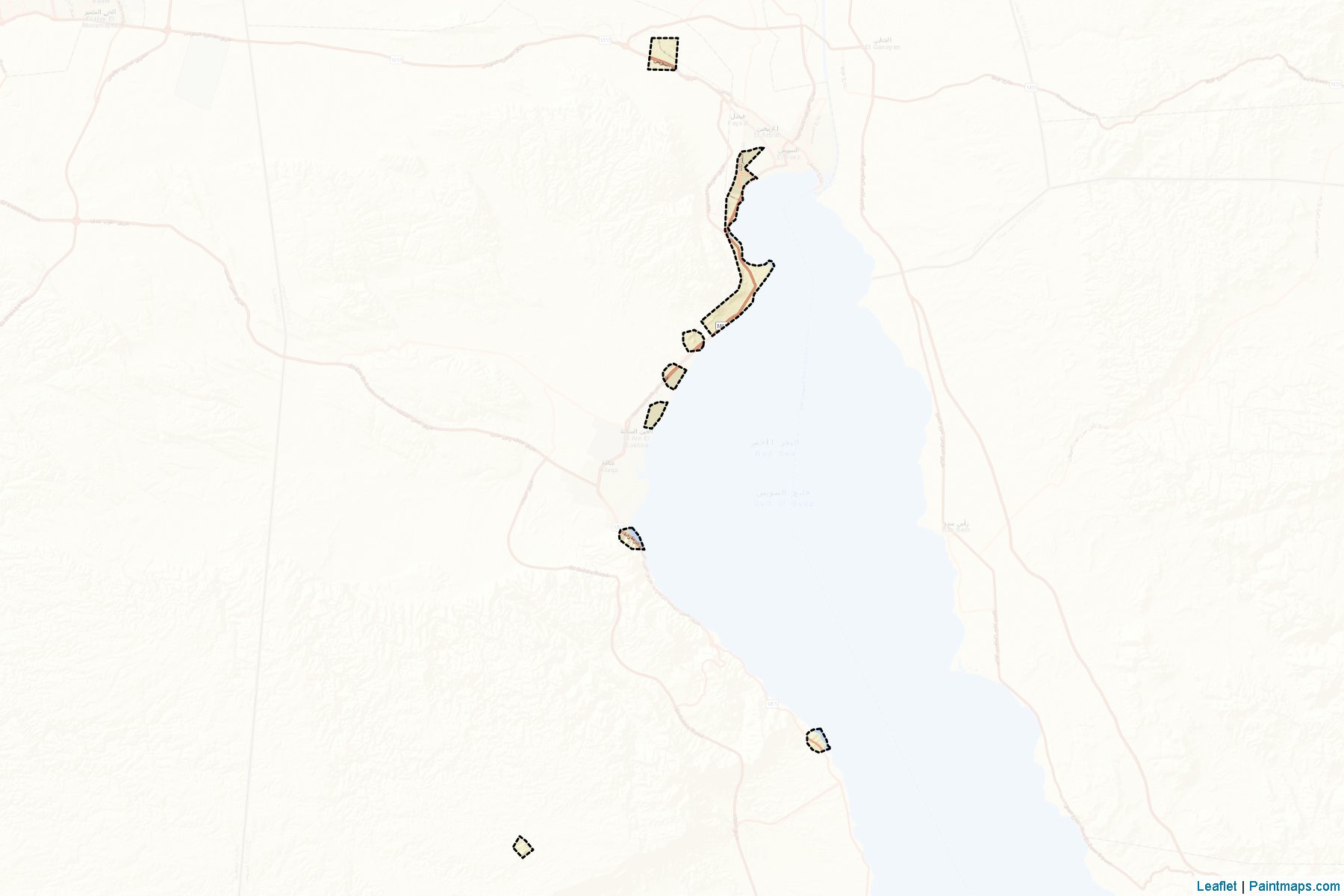 Muestras de recorte de mapas Ataqah (As Suways)-2