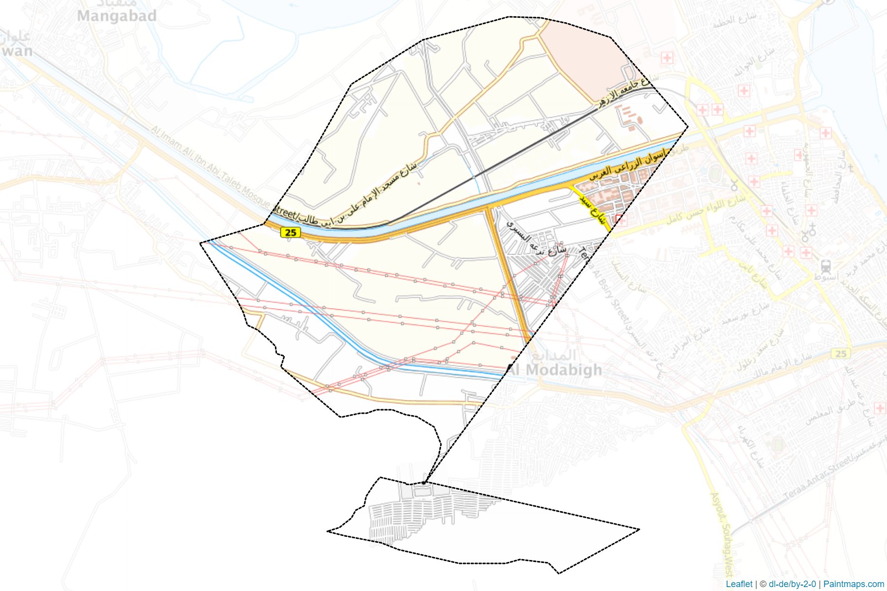 Awel Asiut (Asyout) Map Cropping Samples-1