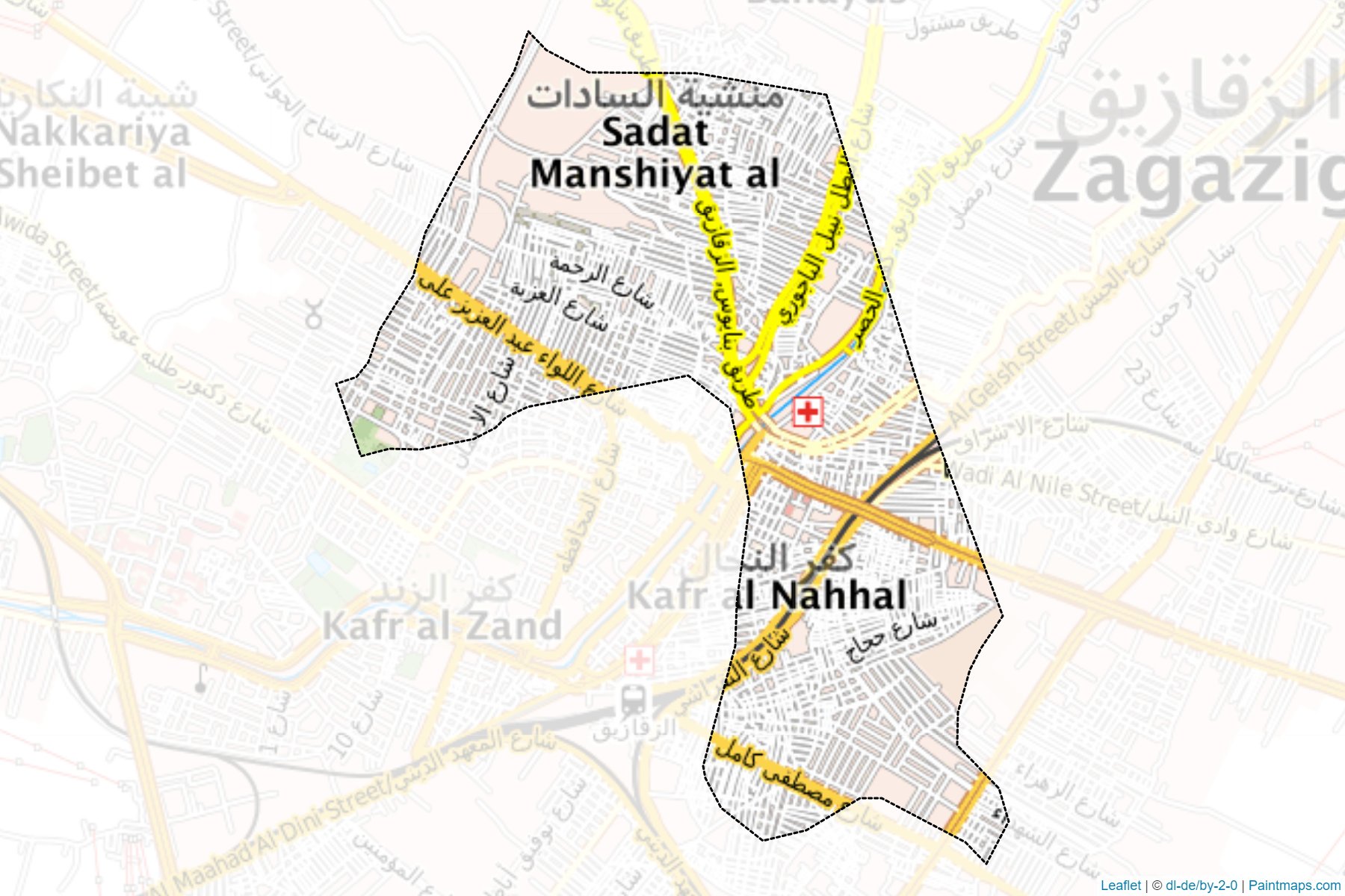 Awel El-Zaqazeeq (Sharqia) Map Cropping Samples-1