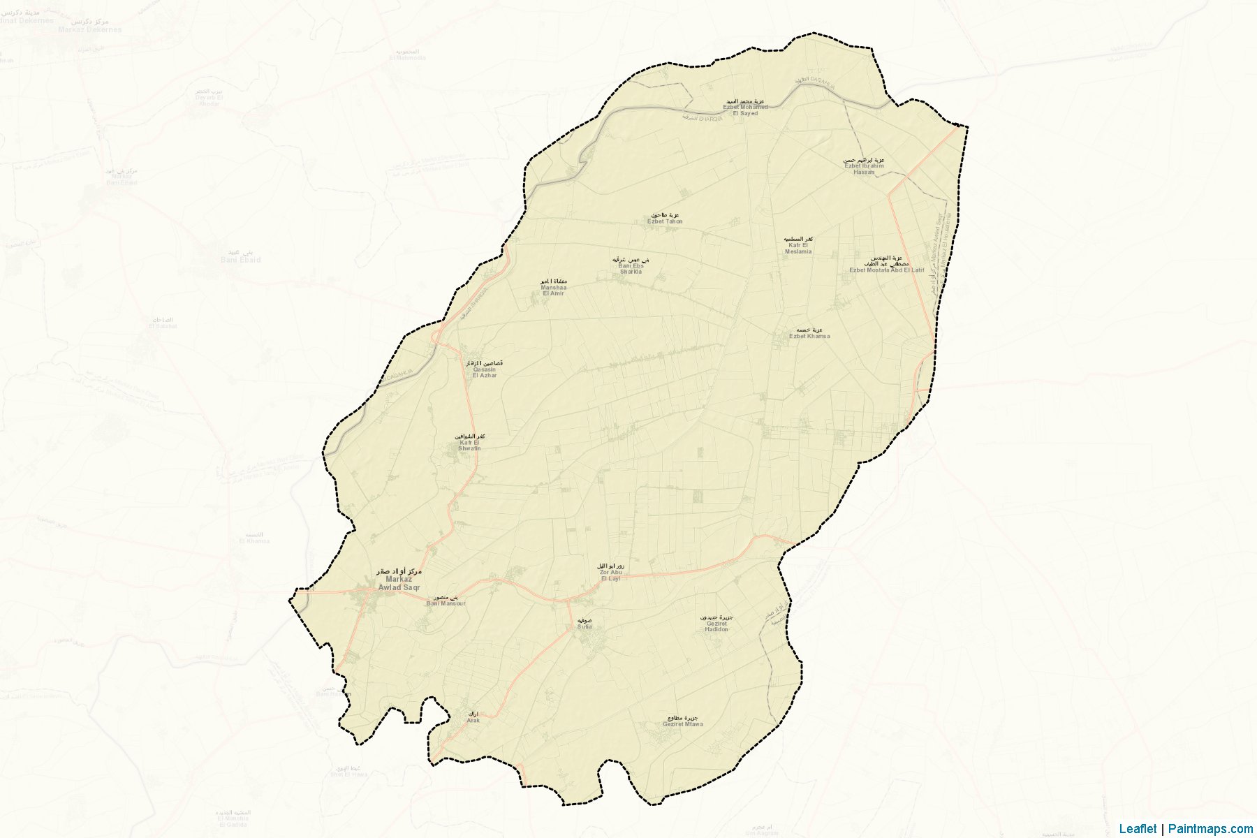 Muestras de recorte de mapas Awlad Saqr (Ash Sharqiyah)-2