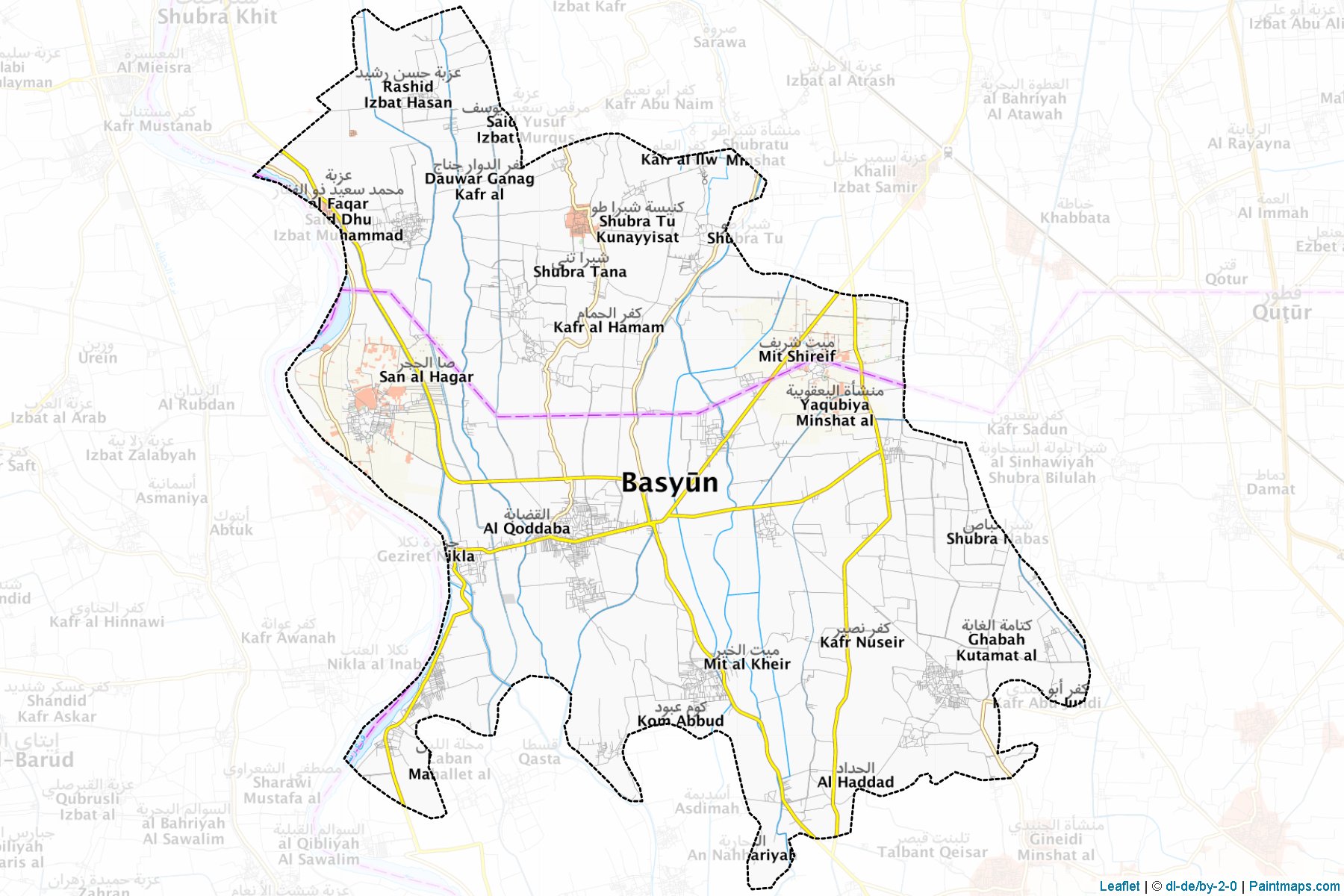 Basyoun (Gharbia) Map Cropping Samples-1