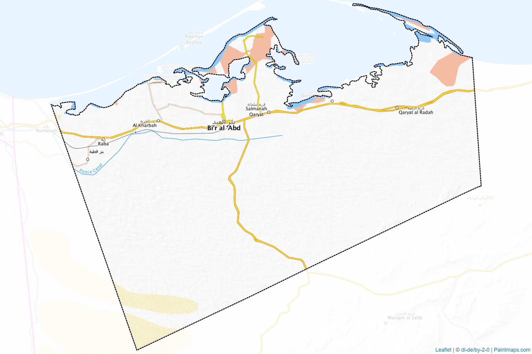 Beer El-Abd (North Sinai) Map Cropping Samples-1