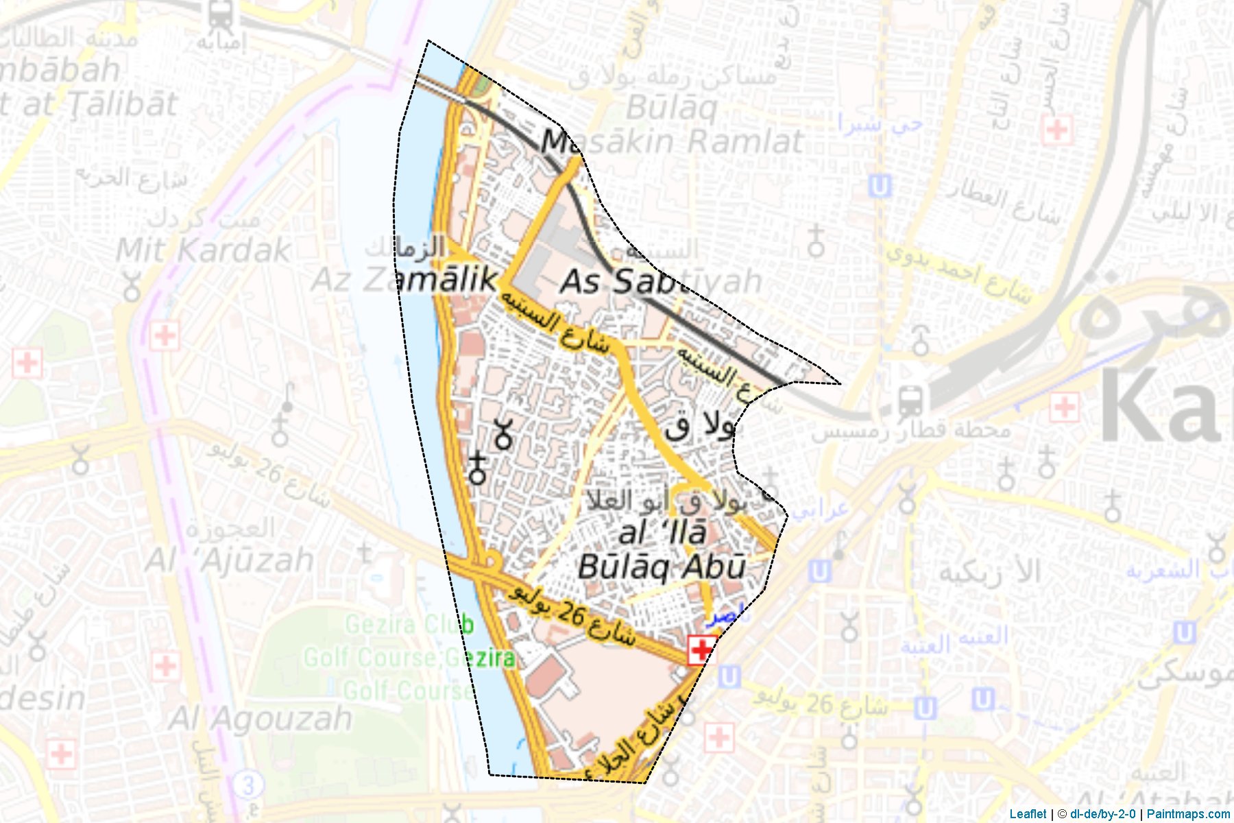 Boulaq (Cairo) Map Cropping Samples-1