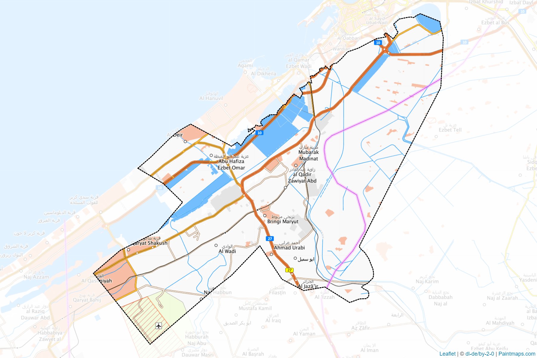 Muestras de recorte de mapas El-Amreyah (Al Iskandariyah)-1