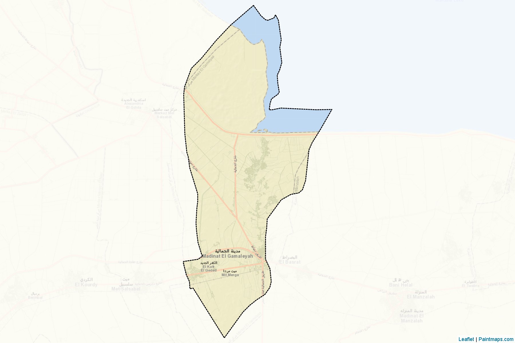 Muestras de recorte de mapas El-Gamaleyah (Ad Daqahliyah)-2