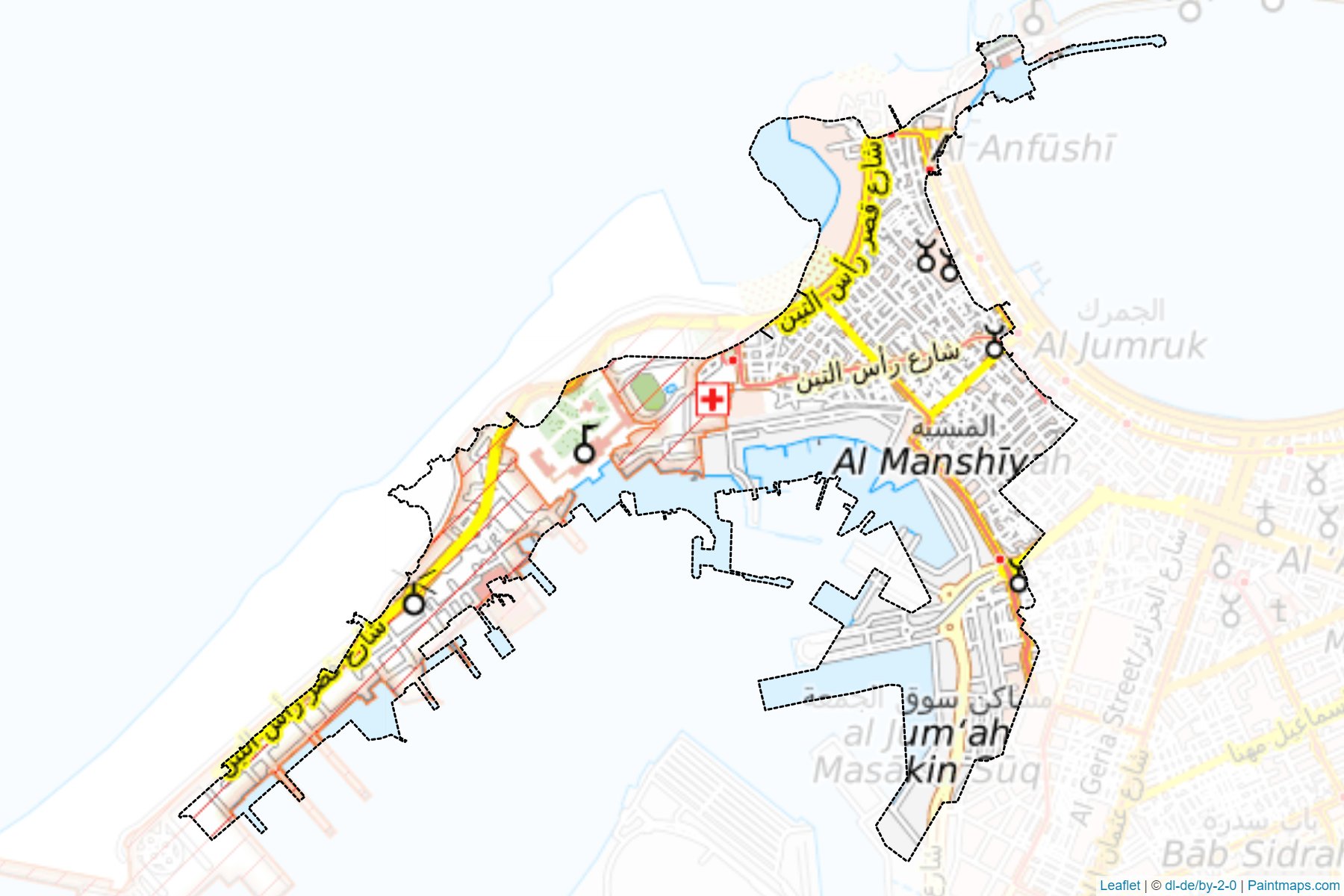 Muestras de recorte de mapas El-Gomrok (Al Iskandariyah)-1