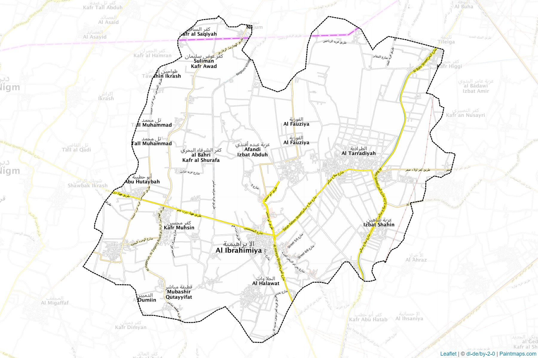 El-Ibrahimeyah (Şarkiye) Haritası Örnekleri-1