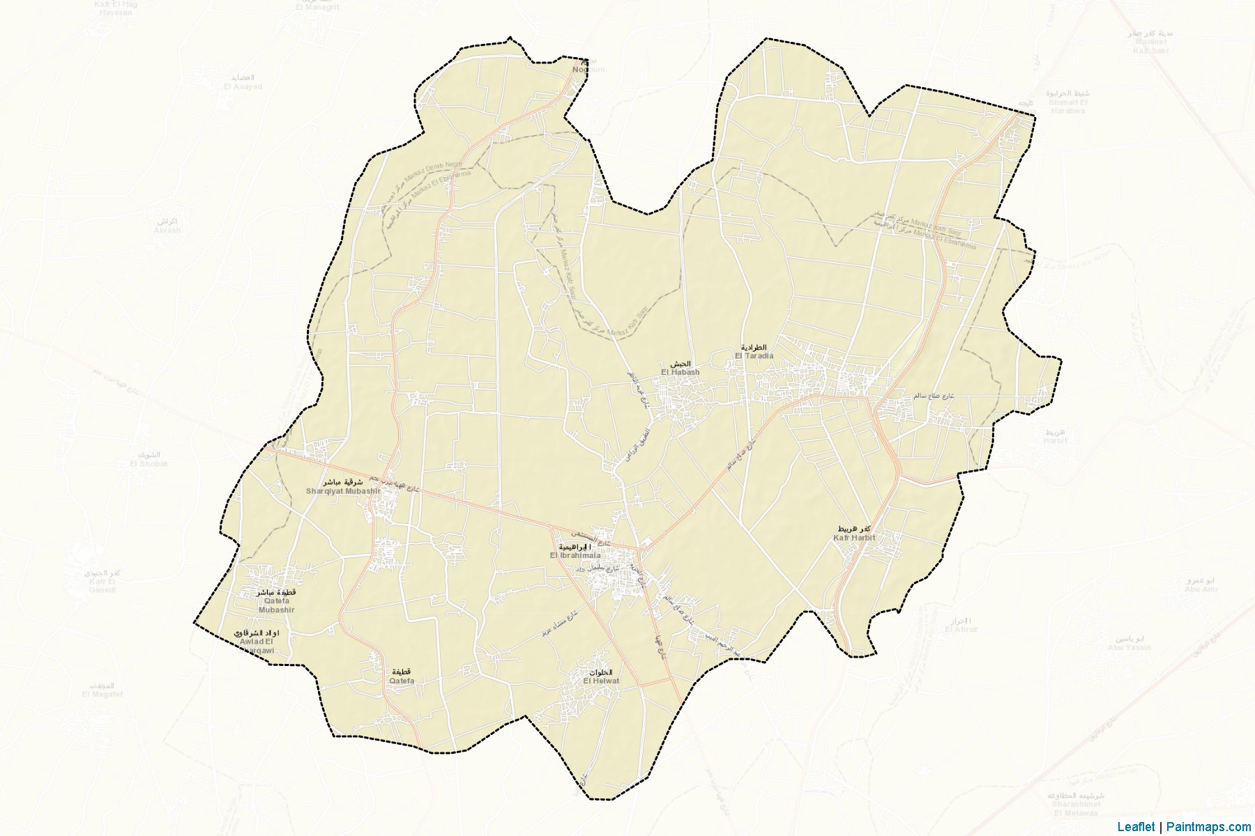 El-Ibrahimeyah (Sharqia) Map Cropping Samples-2