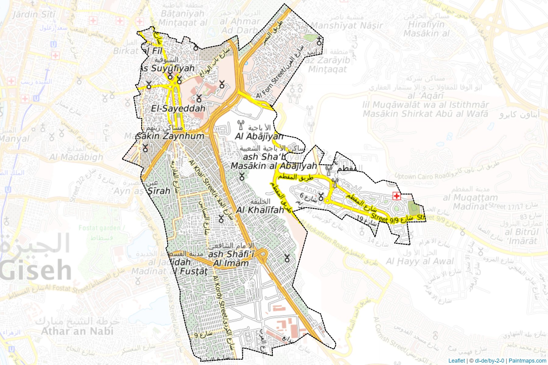 El-Khalifah (Cairo) Map Cropping Samples-1