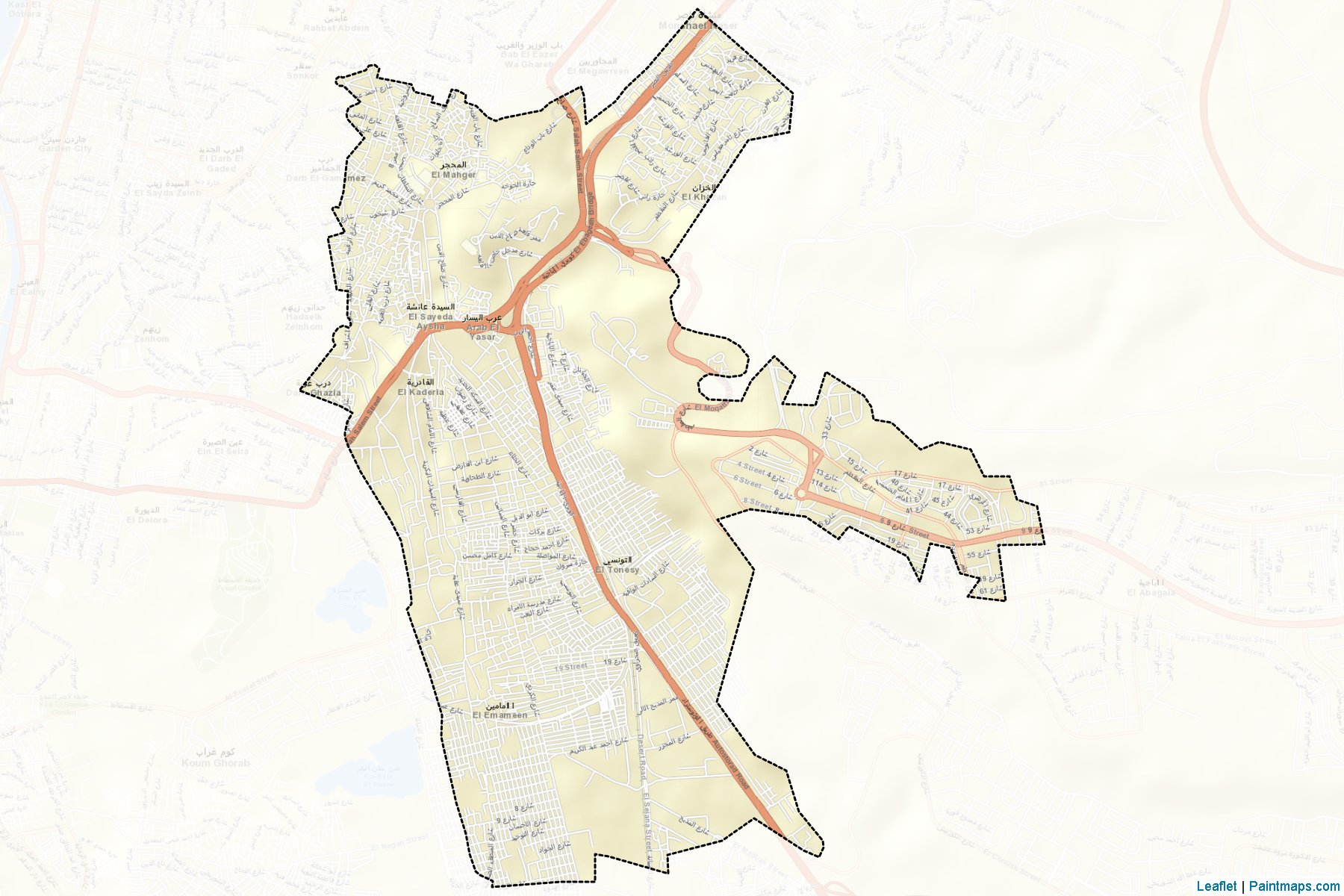 El-Khalifah (Cairo) Map Cropping Samples-2