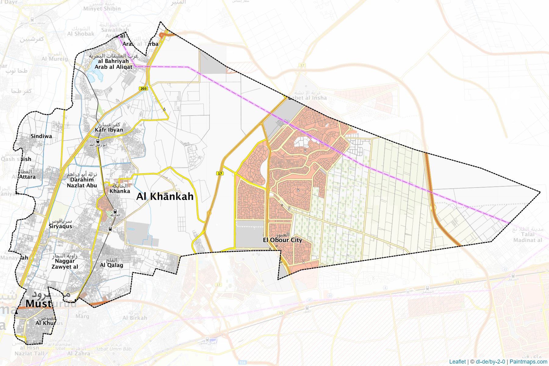 El-Khankah (Qalubia) Map Cropping Samples-1