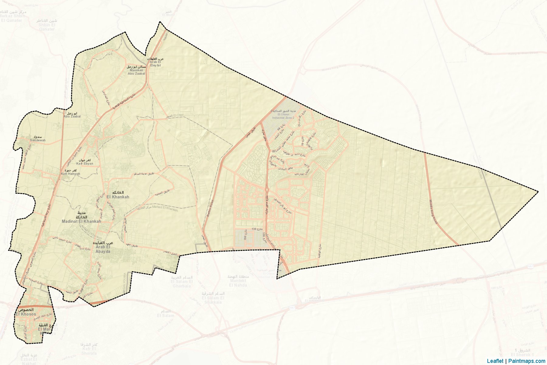 El-Khankah (Qalubia) Map Cropping Samples-2