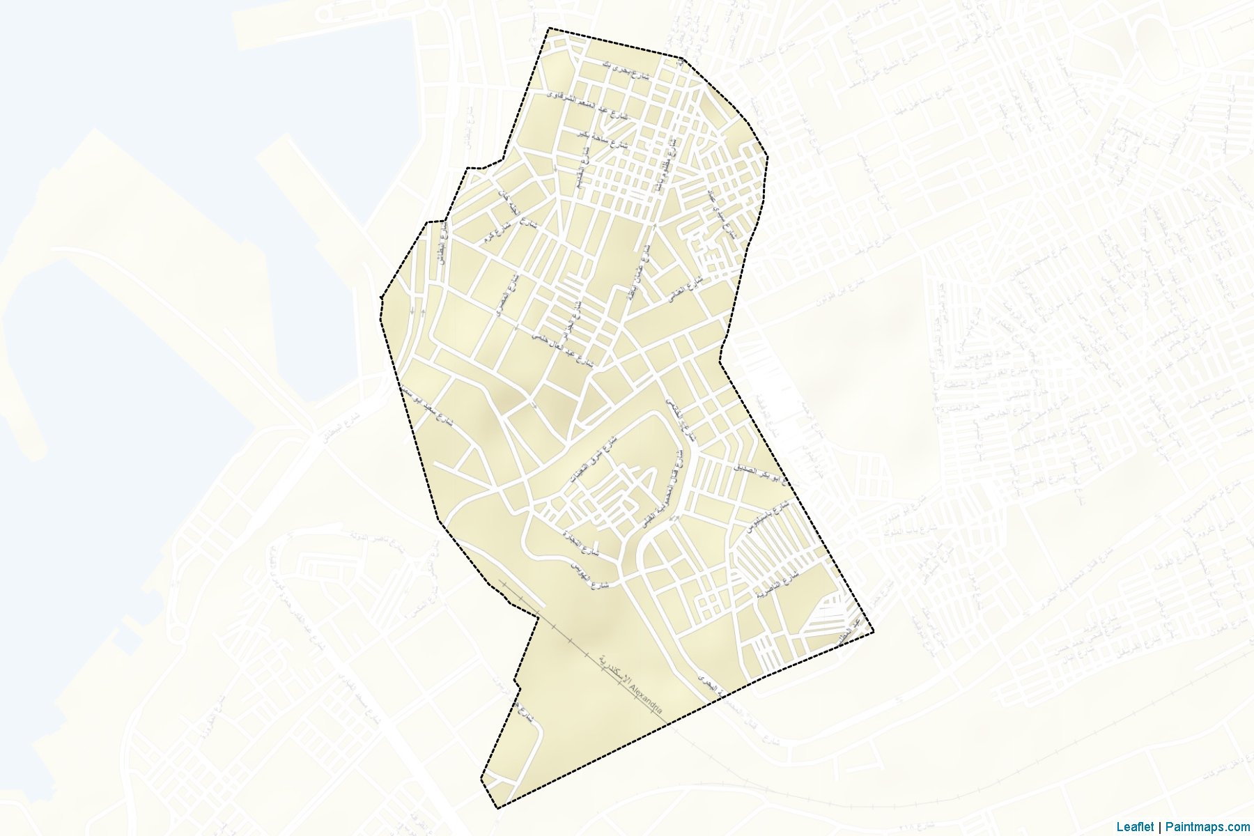 Muestras de recorte de mapas El-Labban (Al Iskandariyah)-2