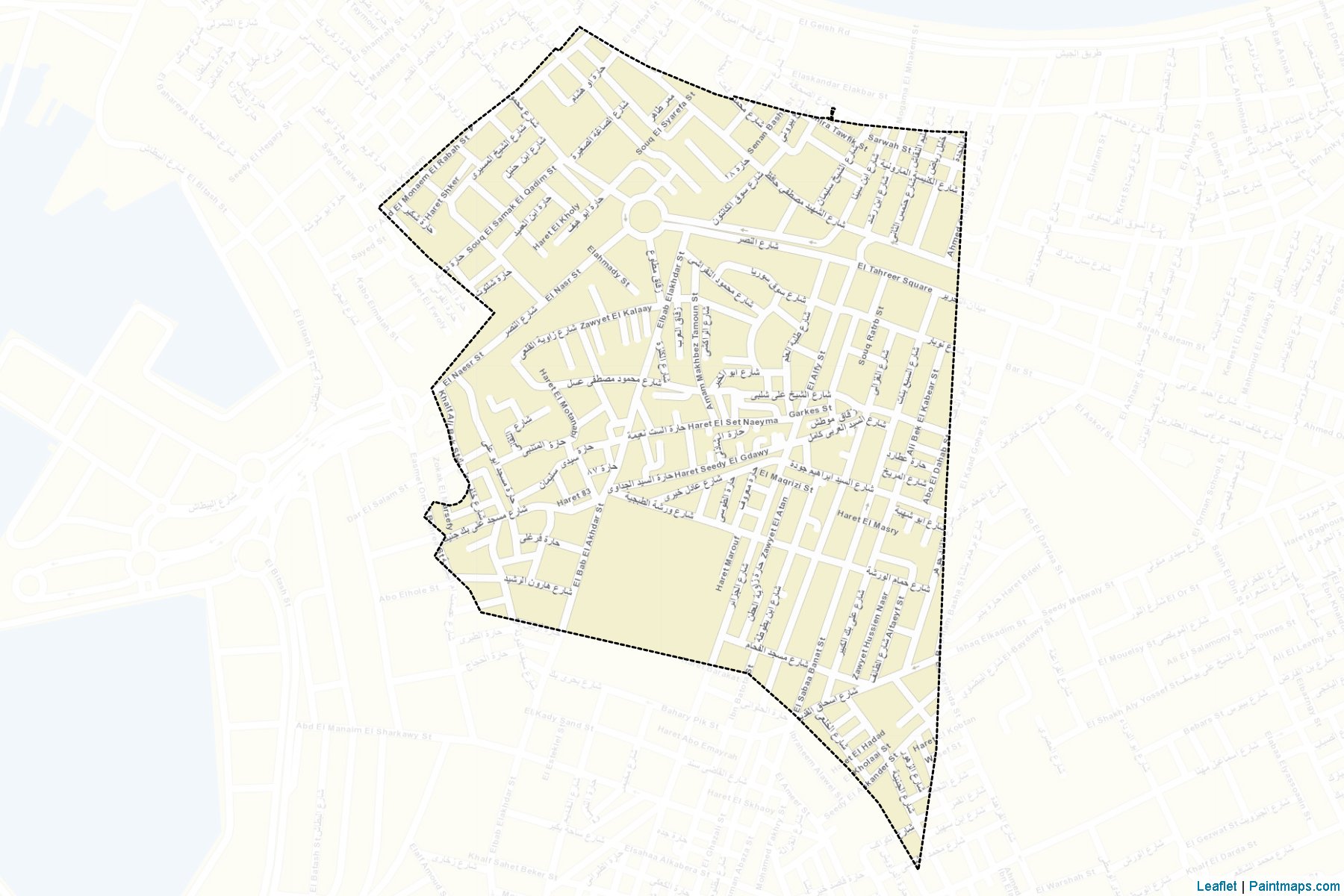 Muestras de recorte de mapas El-Mansheyah (Al Iskandariyah)-2