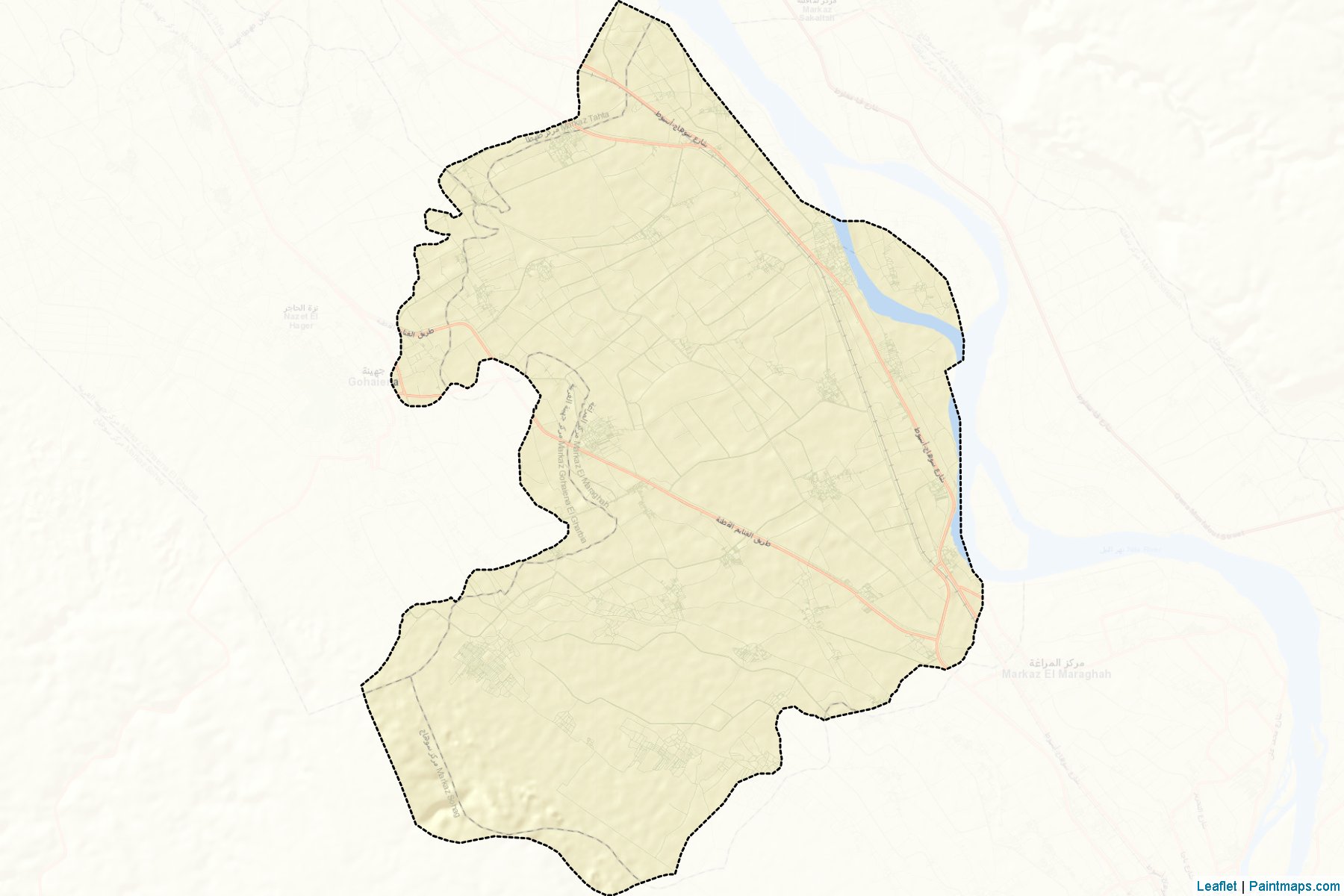 El-Maraghah (Sohag) Map Cropping Samples-2