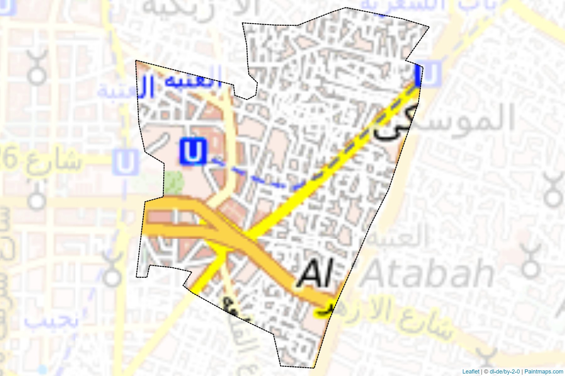 El-Mosky (Cairo) Map Cropping Samples-1