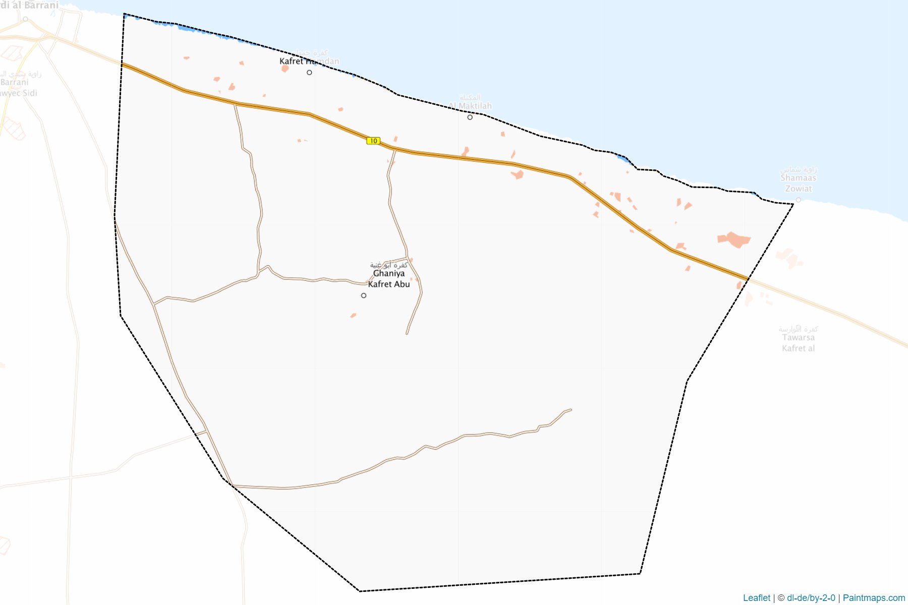 Muestras de recorte de mapas El-Negielah (Matruh)-1