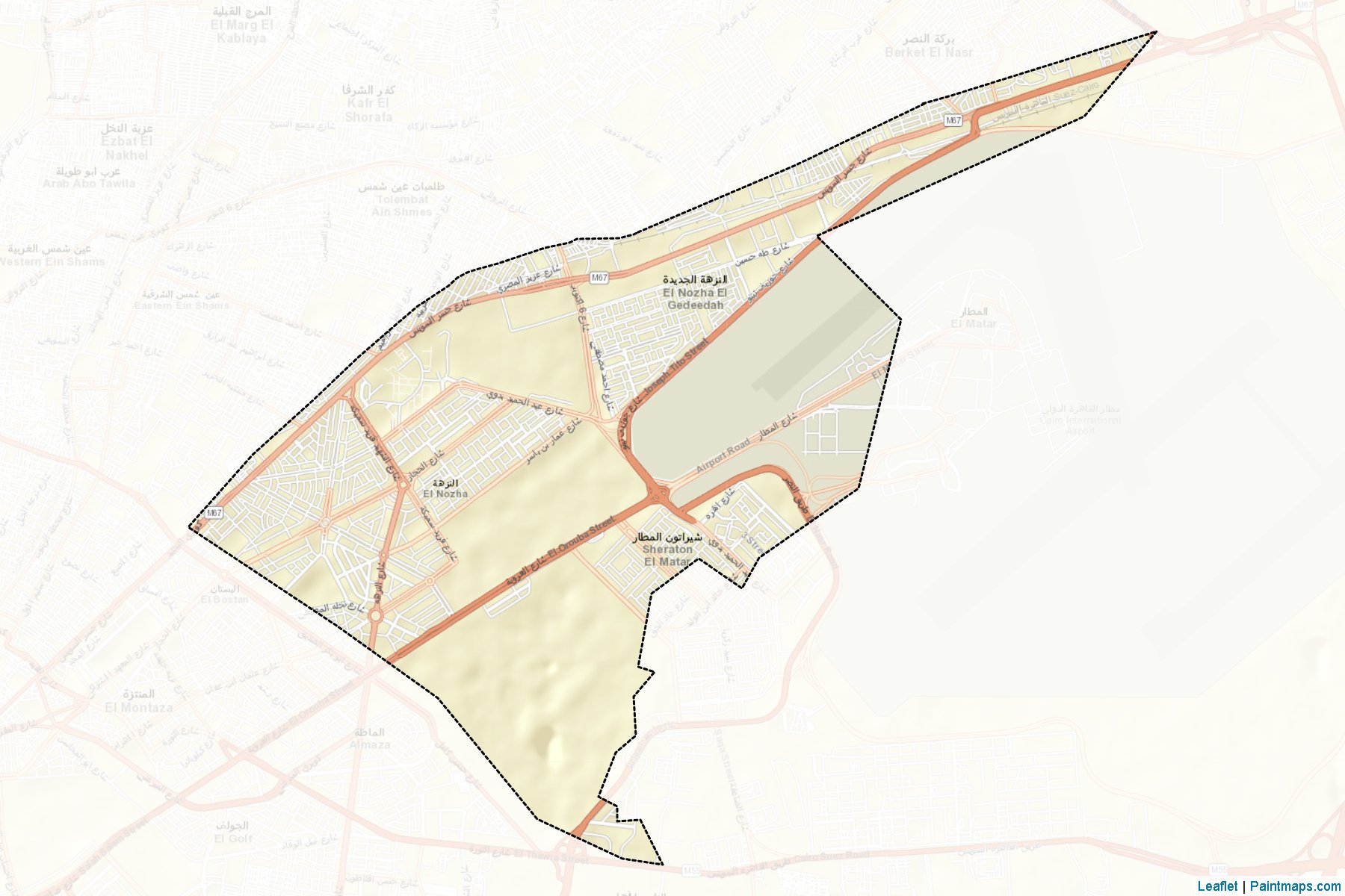 El-Nozhah (Cairo) Map Cropping Samples-2