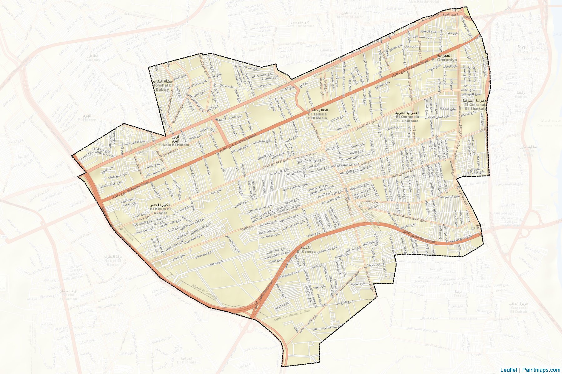 El-Omraneyah (Giza) Map Cropping Samples-2