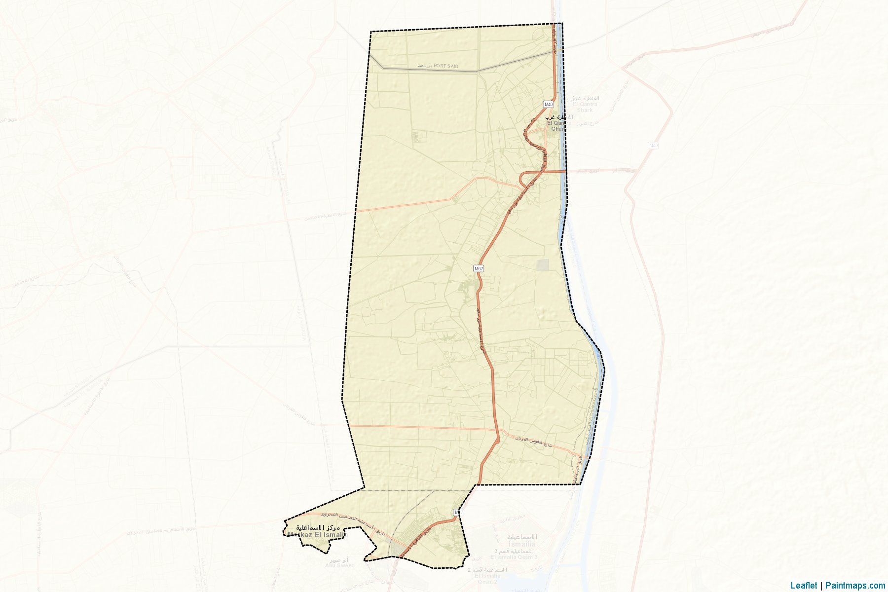 El-Qantarah (El Ismailia) Map Cropping Samples-2