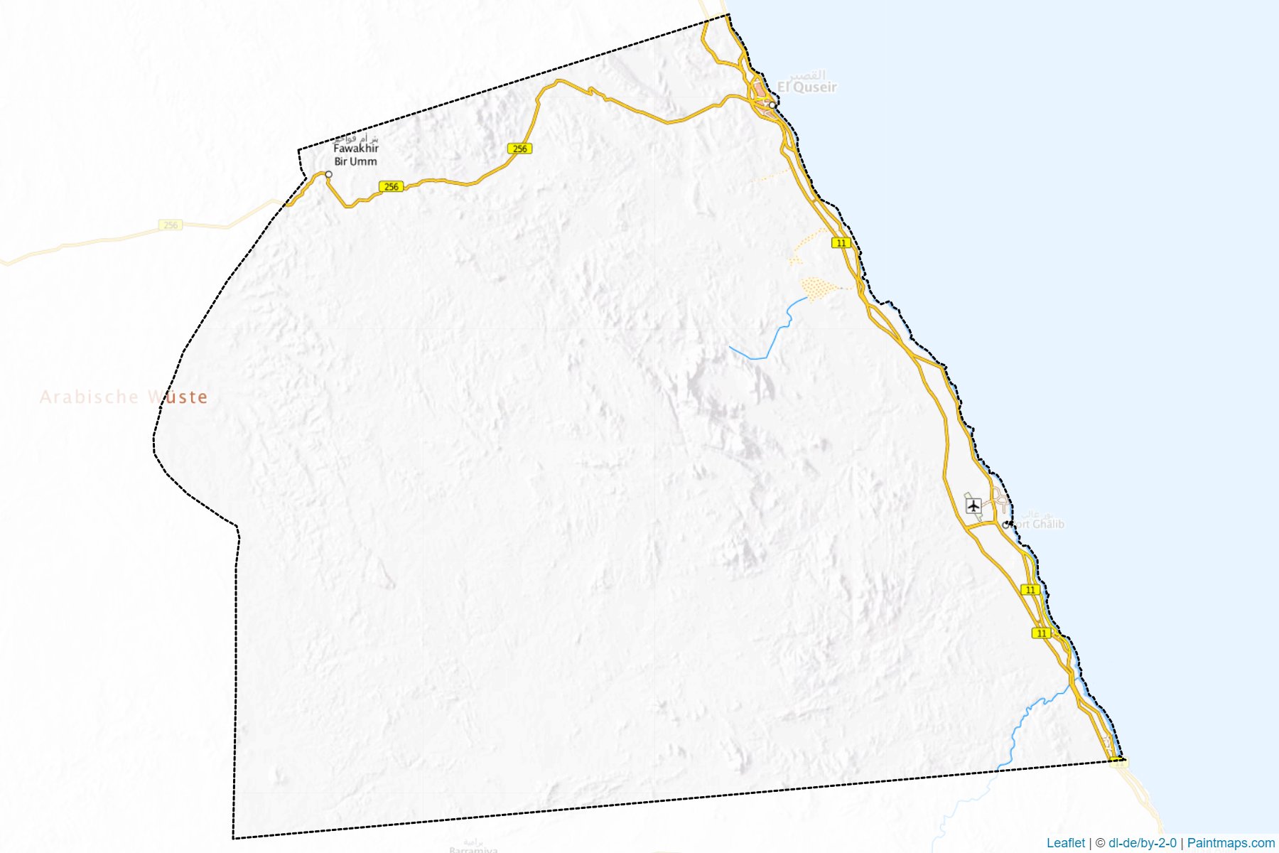 El-Qoseir (El Bahr El Ahmar) Map Cropping Samples-1