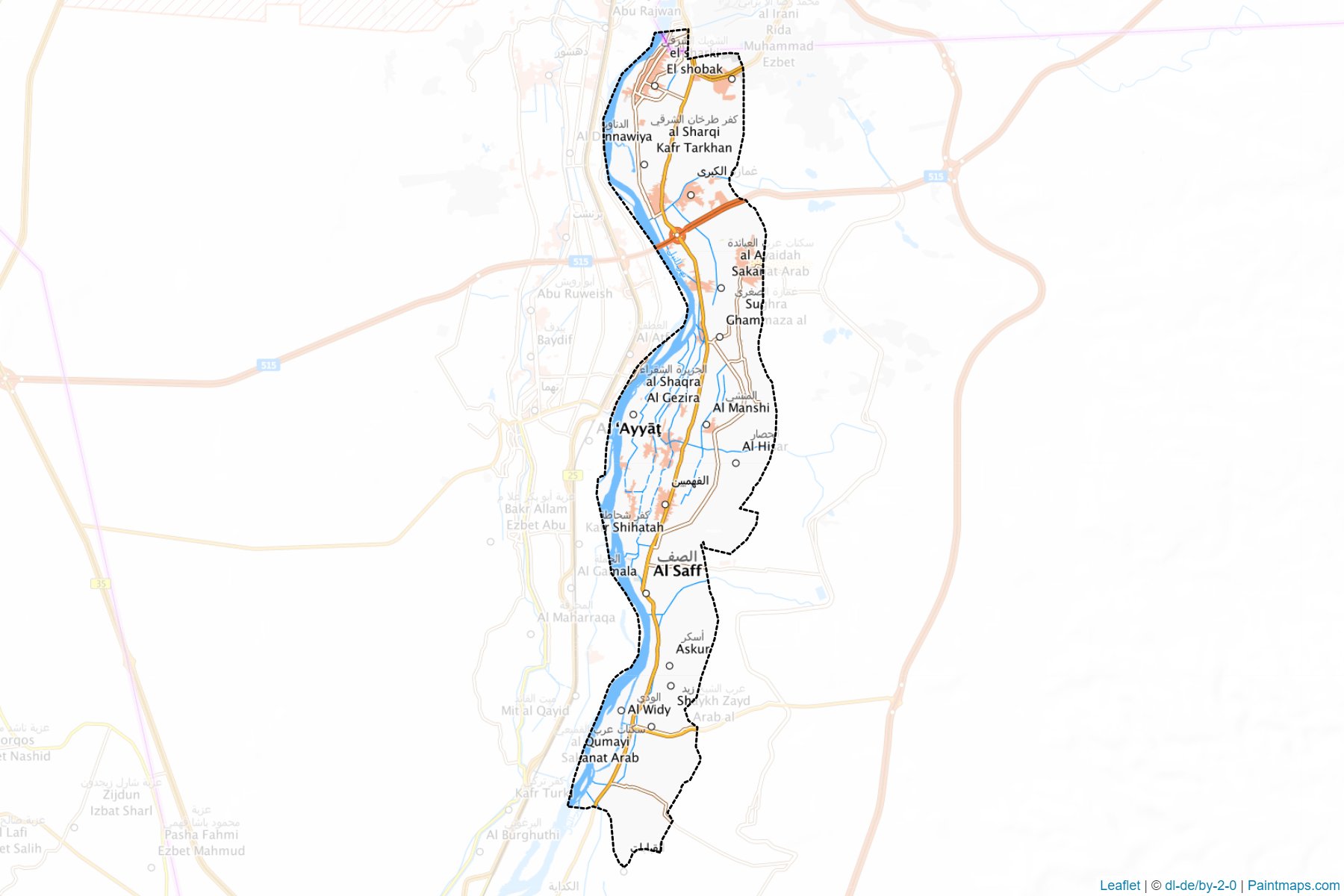 El-Saf (Gize) Haritası Örnekleri-1