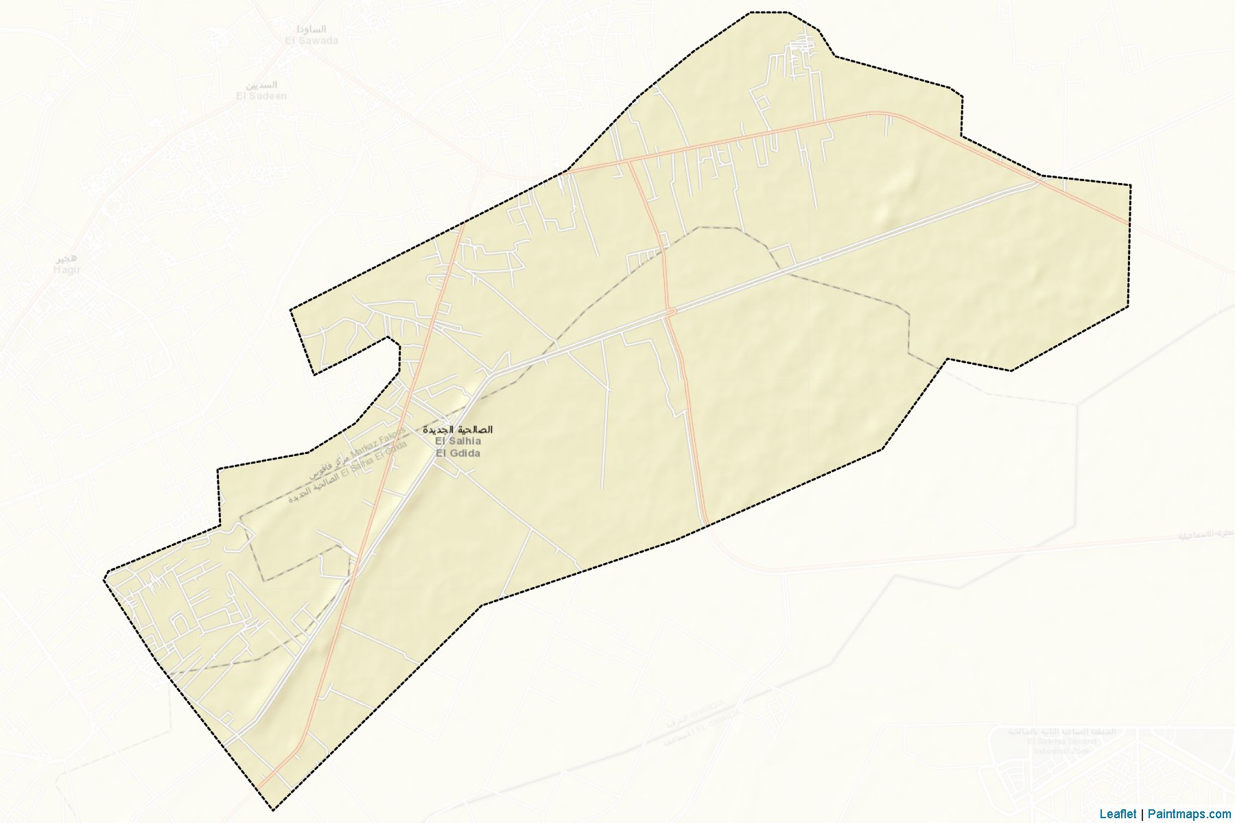 El-Salheyah El-Gedidah (Sharqia) Map Cropping Samples-2