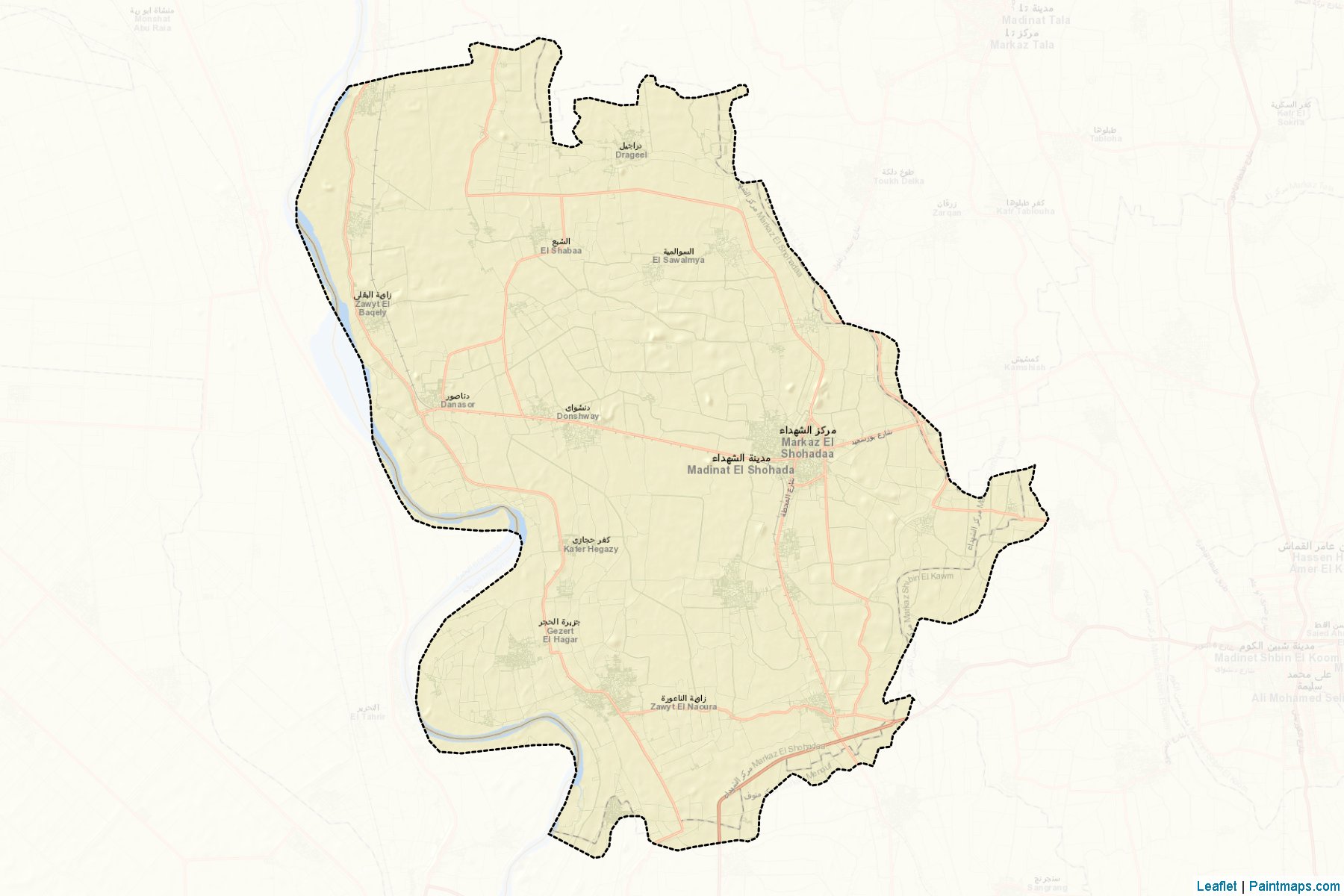 El-Shohada (Minufiye) Haritası Örnekleri-2
