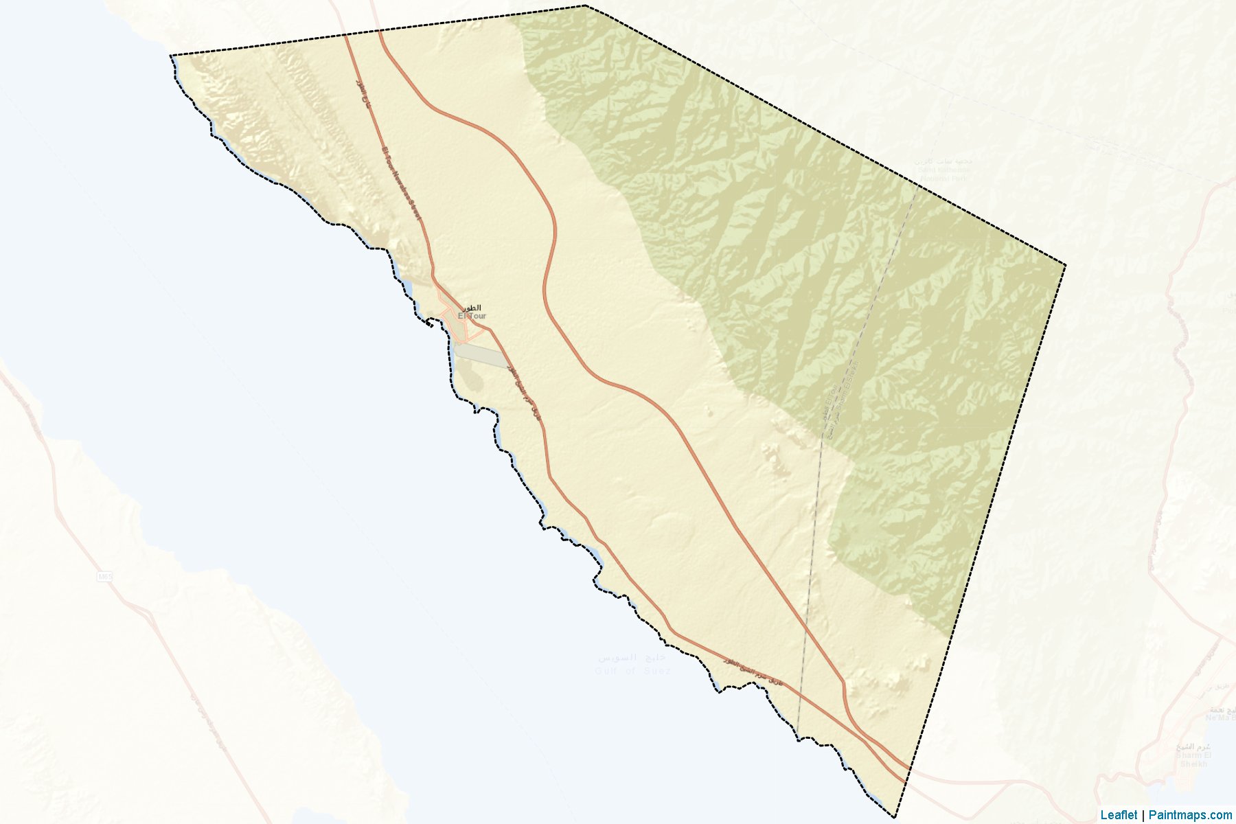 El-Tour (South Sinai) Map Cropping Samples-2