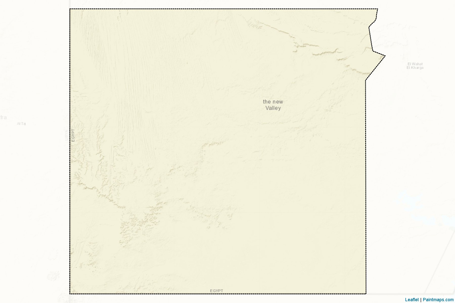 Muestras de recorte de mapas El-Wahat El-Dakhlah (Al Wadi at Jadid)-2