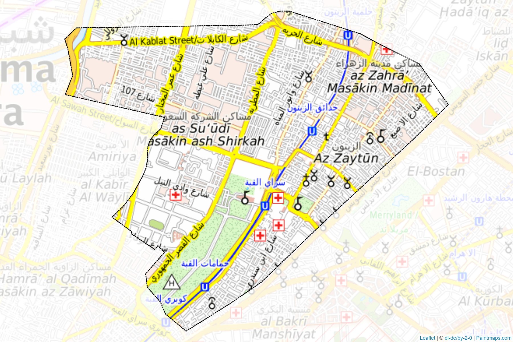 El-Zaytoon (Cairo) Map Cropping Samples-1