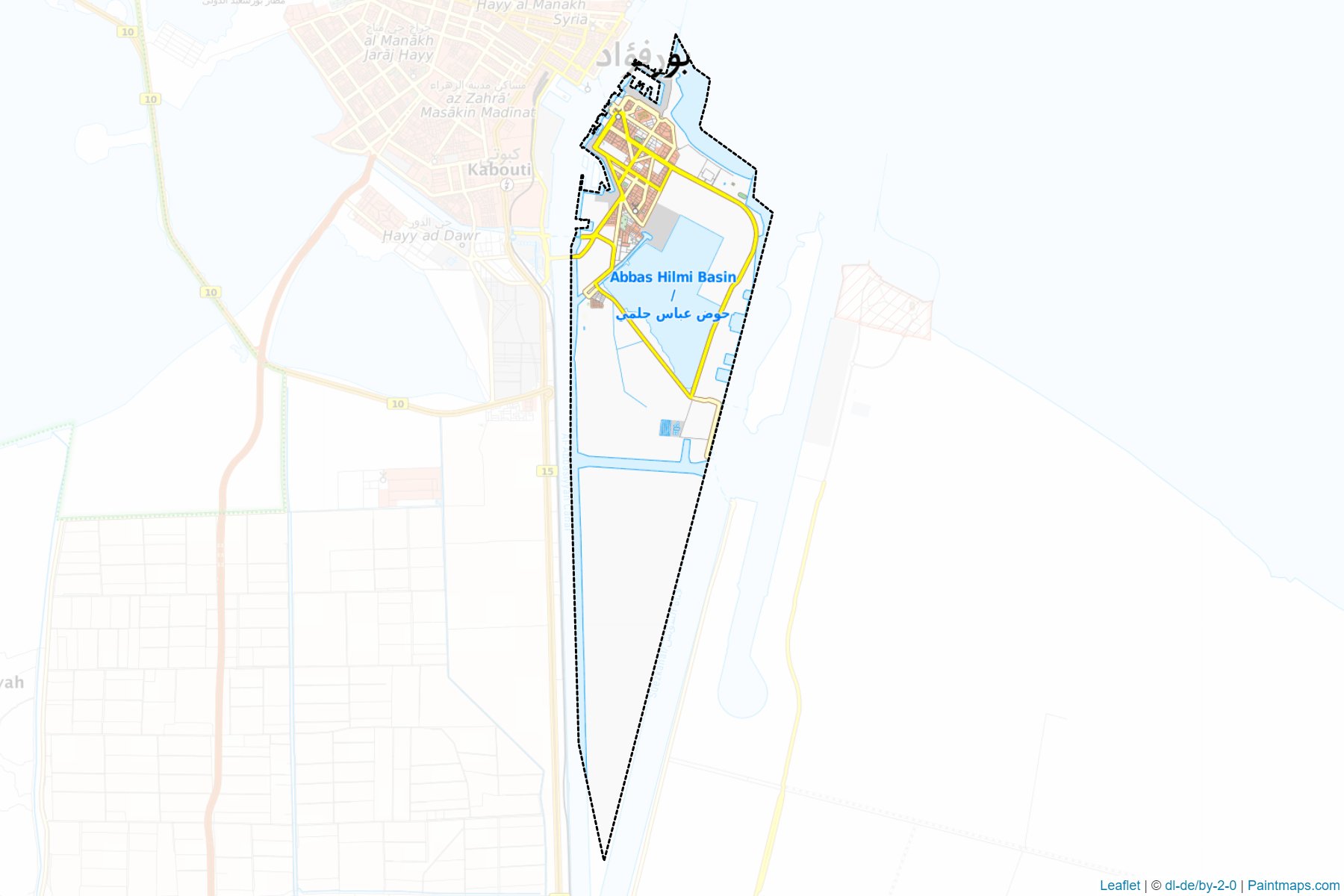 Fouad Port (Port Said) Map Cropping Samples-1