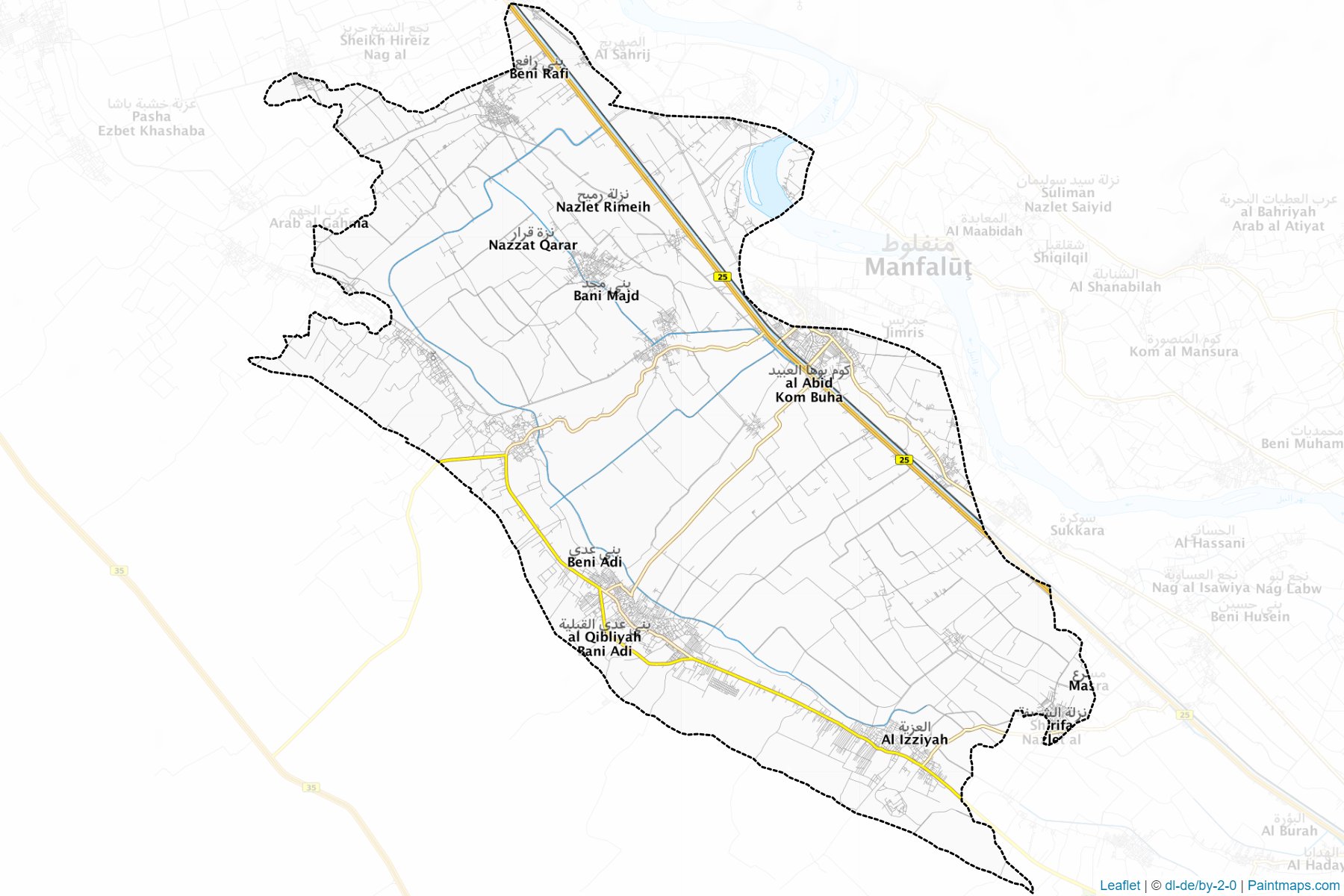 Manfalout (Asyout) Map Cropping Samples-1