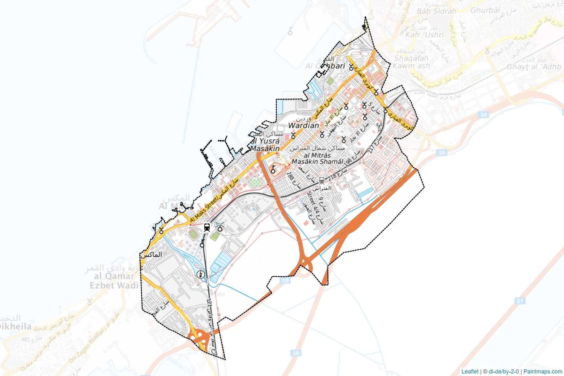 Mina El-Basal (Alexandria) Map Cropping Samples-1