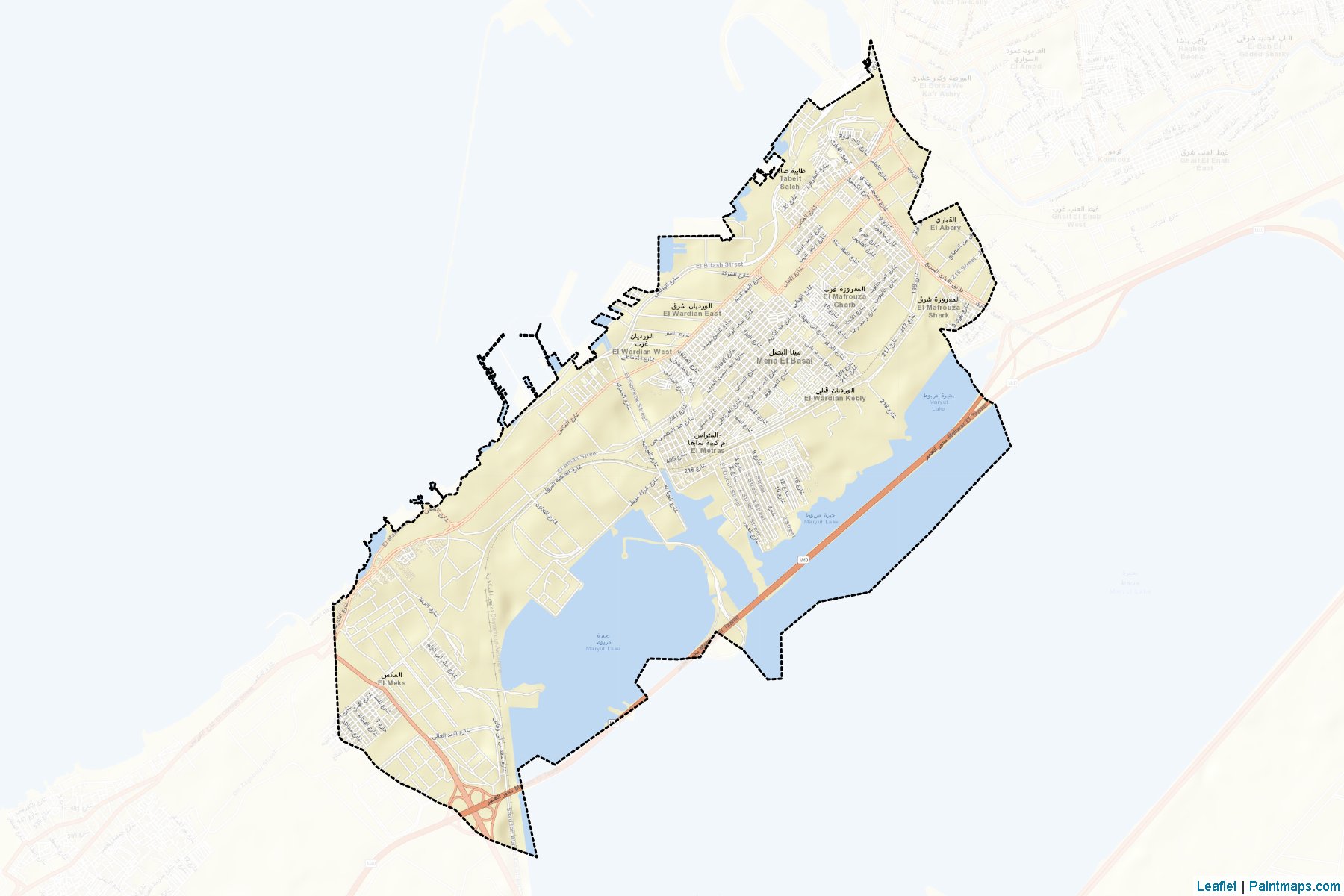 Mina El-Basal (Alexandria) Map Cropping Samples-2