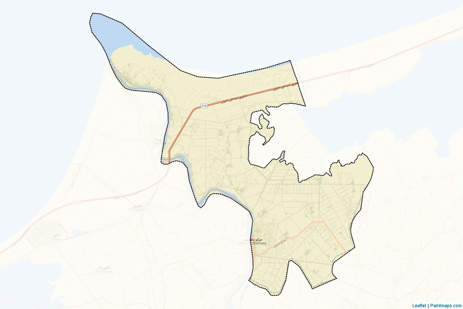 Motobas (Kafr El Sheikh) Map Cropping Samples-2