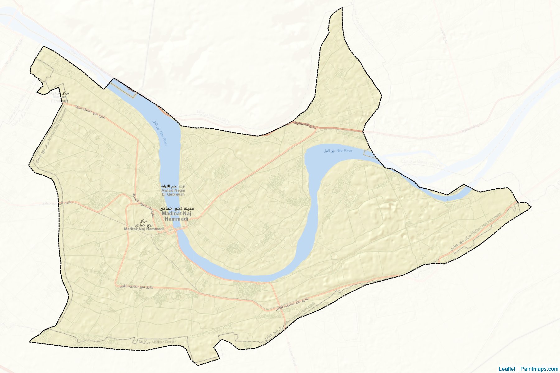 Nag' Hammady (Qena) Map Cropping Samples-2