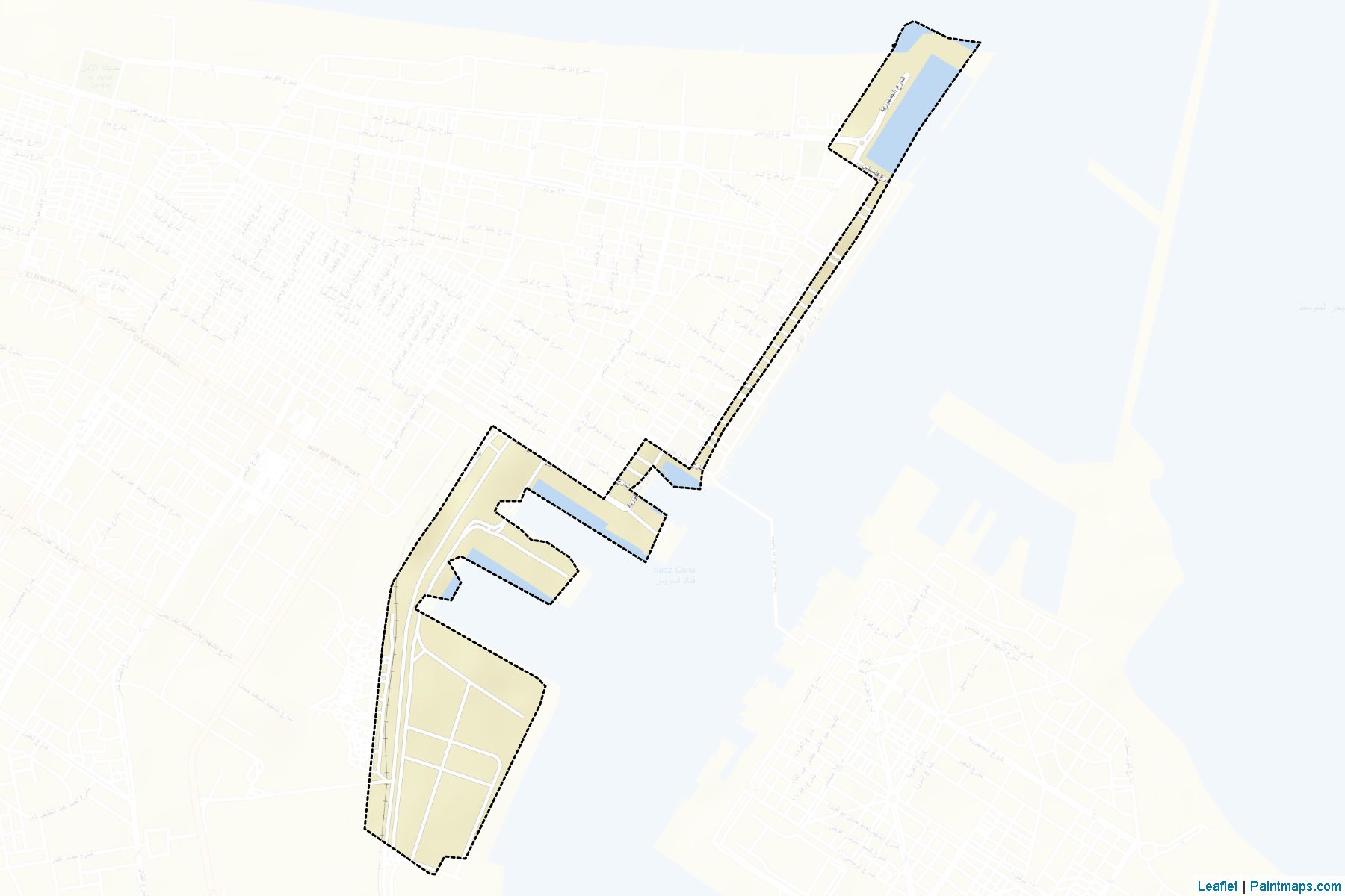 Police station of Port Said Port (Port Said) Map Cropping Samples-2