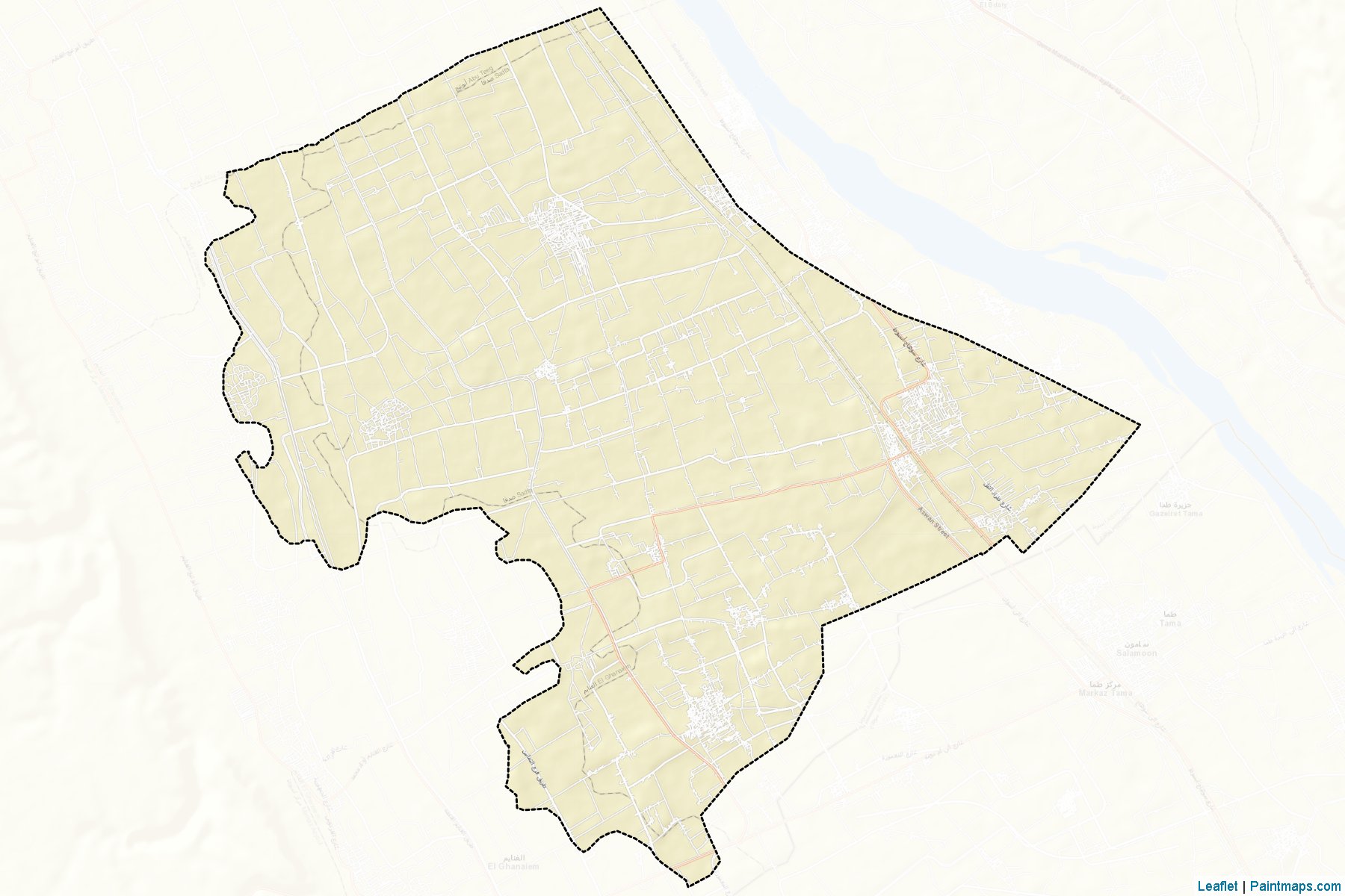 Muestras de recorte de mapas Sadfa (Asyut)-2