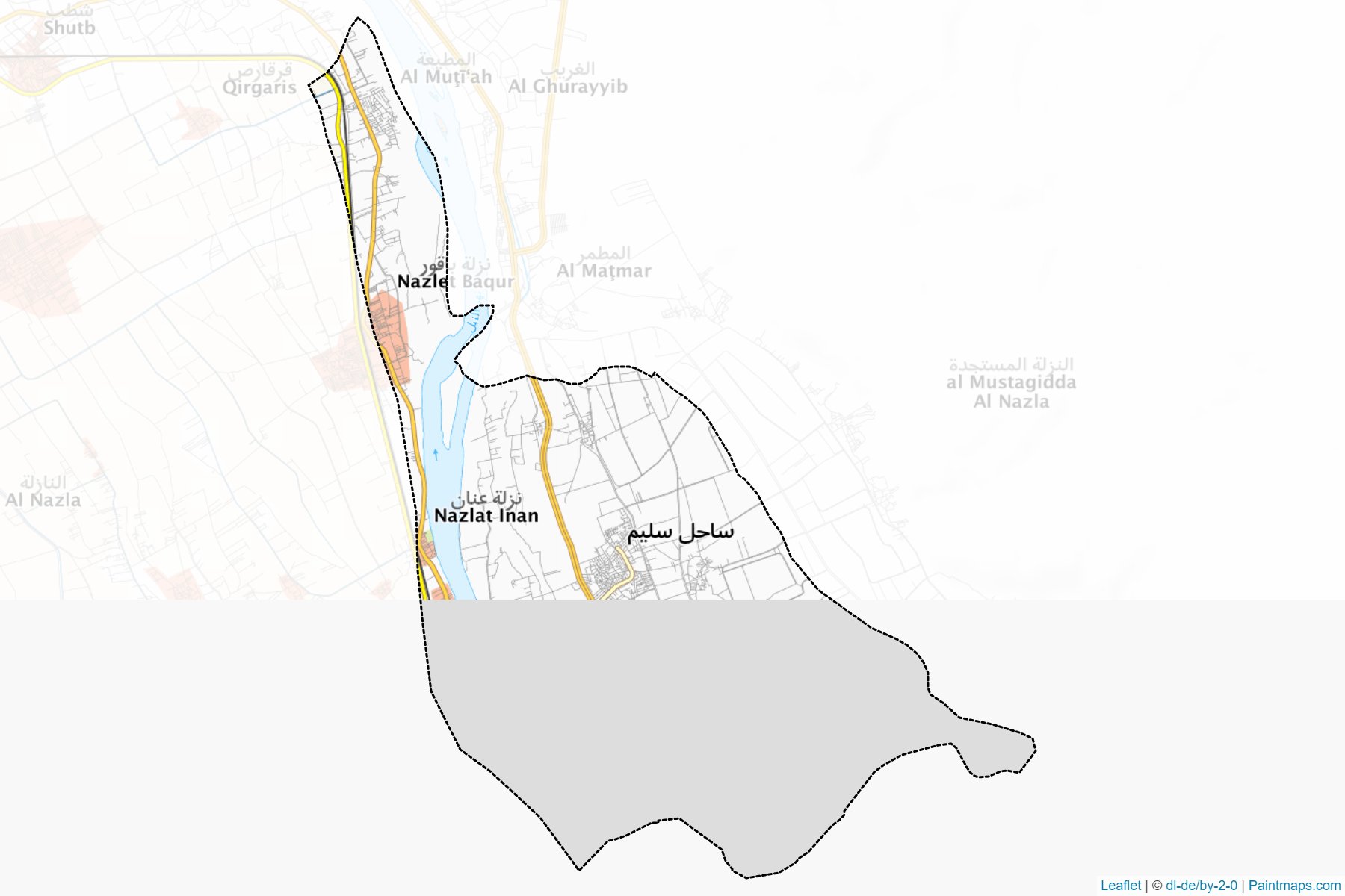 Sahel Seleem (Asyout) Map Cropping Samples-1