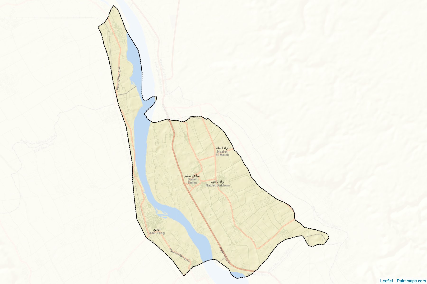 Sahel Seleem (Asyout) Map Cropping Samples-2